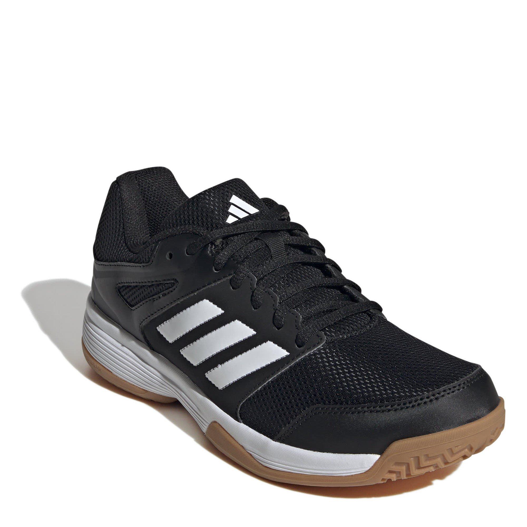 Black/White - adidas - Speedcourt Indoor Shoes Womens - 3