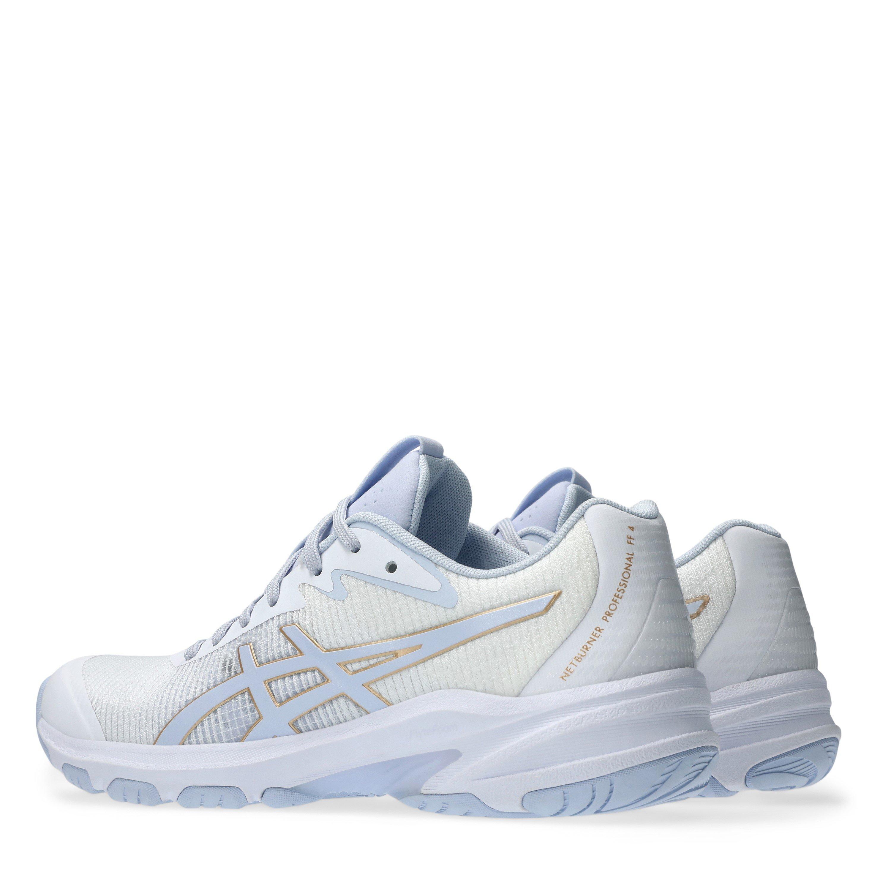 White/Blue Fd - Asics - Netburner Professional Netball Shoes - 5