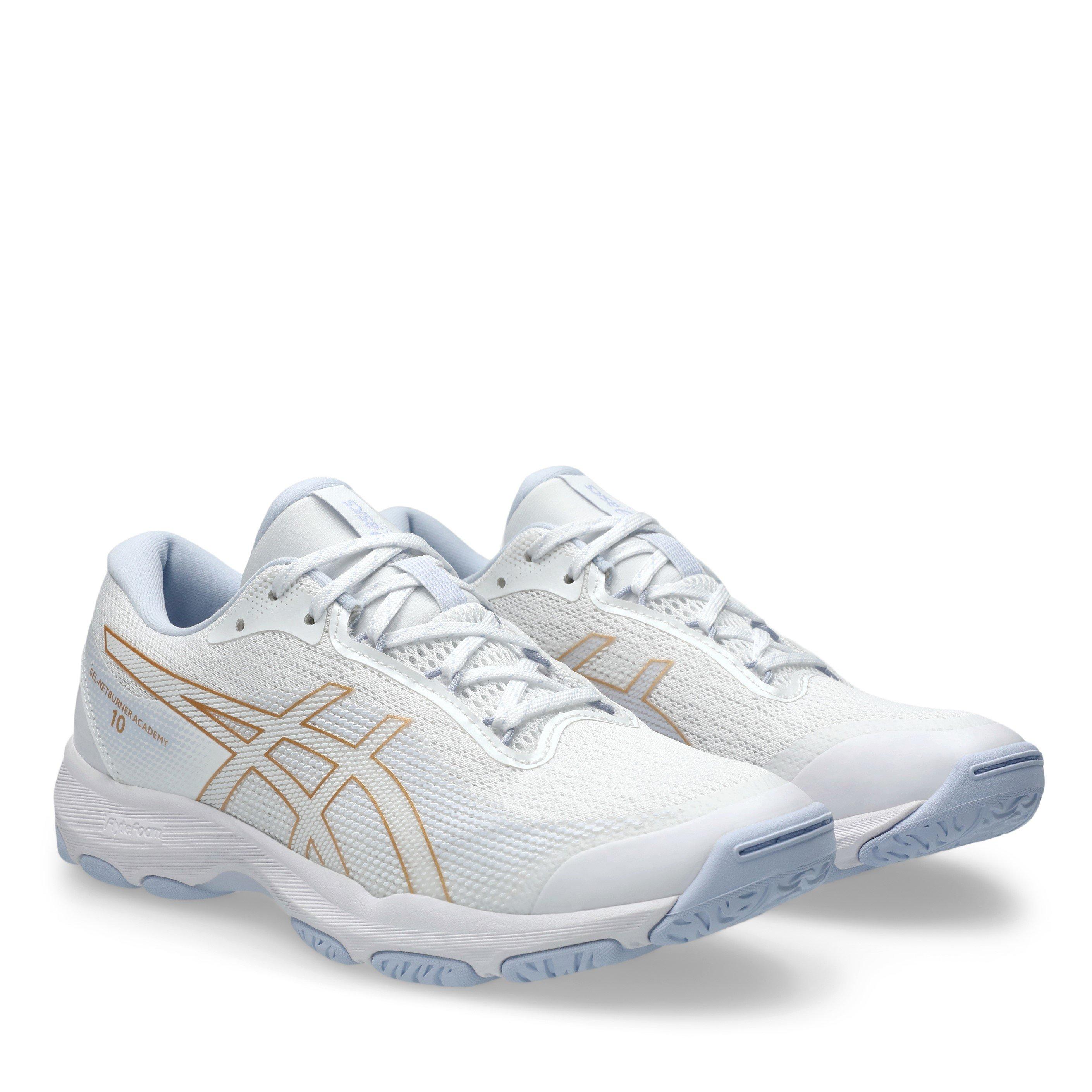 White/Champ - Asics - GEL Netburner Academy 10 Netball Shoes - 4