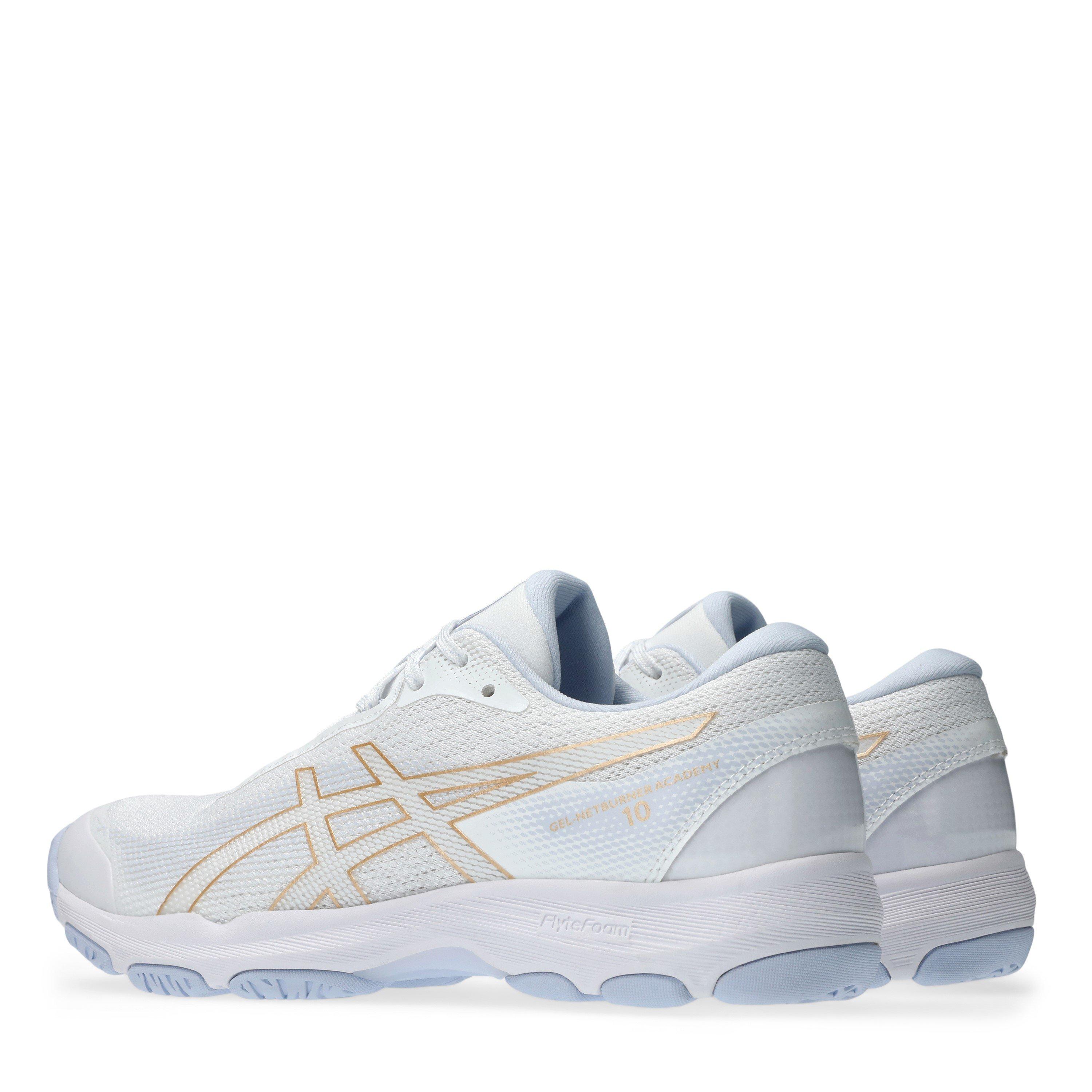 White/Champ - Asics - GEL Netburner Academy 10 Netball Shoes - 5