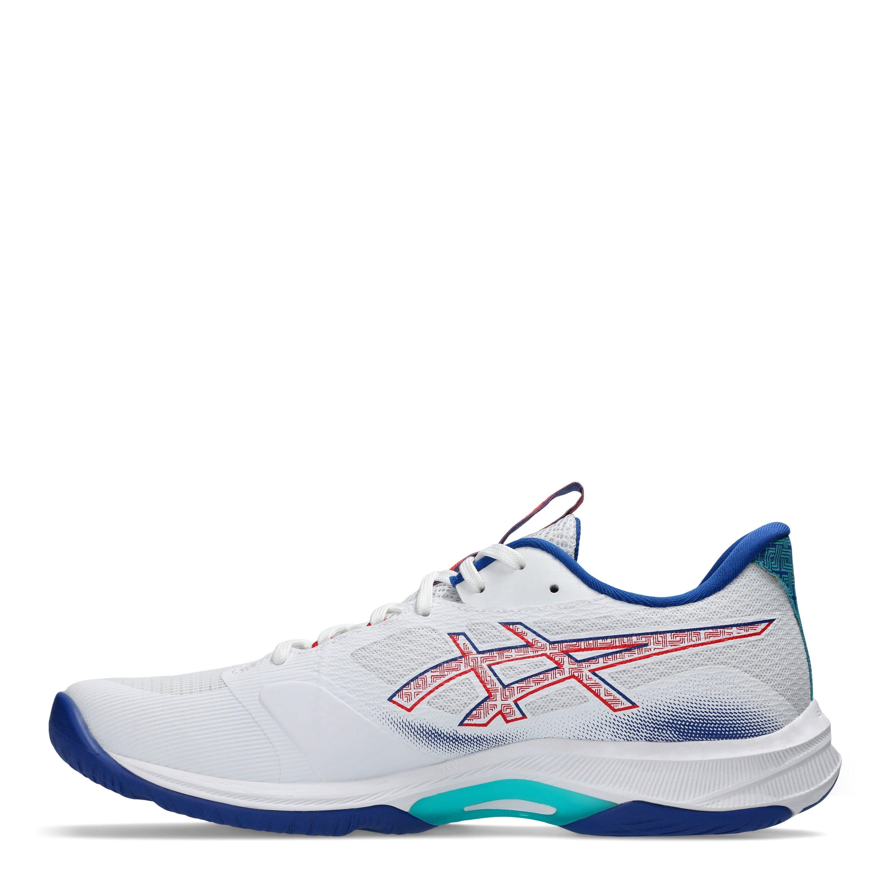 Wht/Asics Blue - Asics - Netburner Ballistic Volleyball Shoes - 2