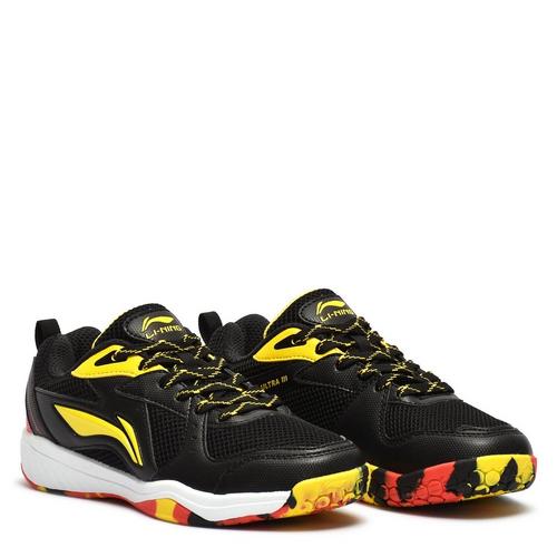 Blk/Yellow/Red - Li Ning - Ultra III Mens Badminton Shoes - 5
