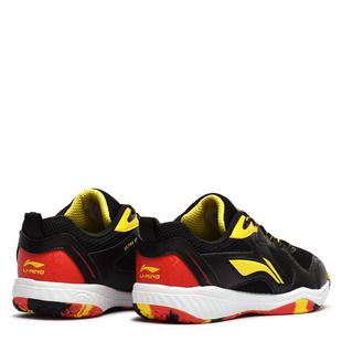 Blk/Yellow/Red - Li Ning - Ultra III Mens Badminton Shoes - 6