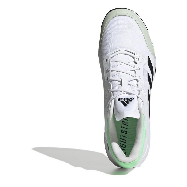 Blanc/Vert - adidas - Lux 2.2S Hockey Shoes - 5