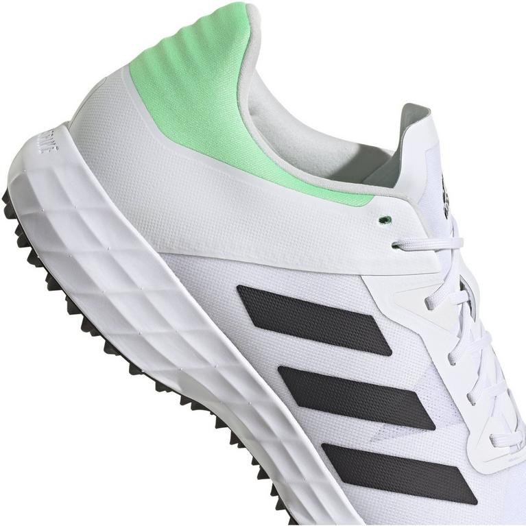 Blanc/Vert - adidas - Lux 2.2S Hockey Shoes - 8