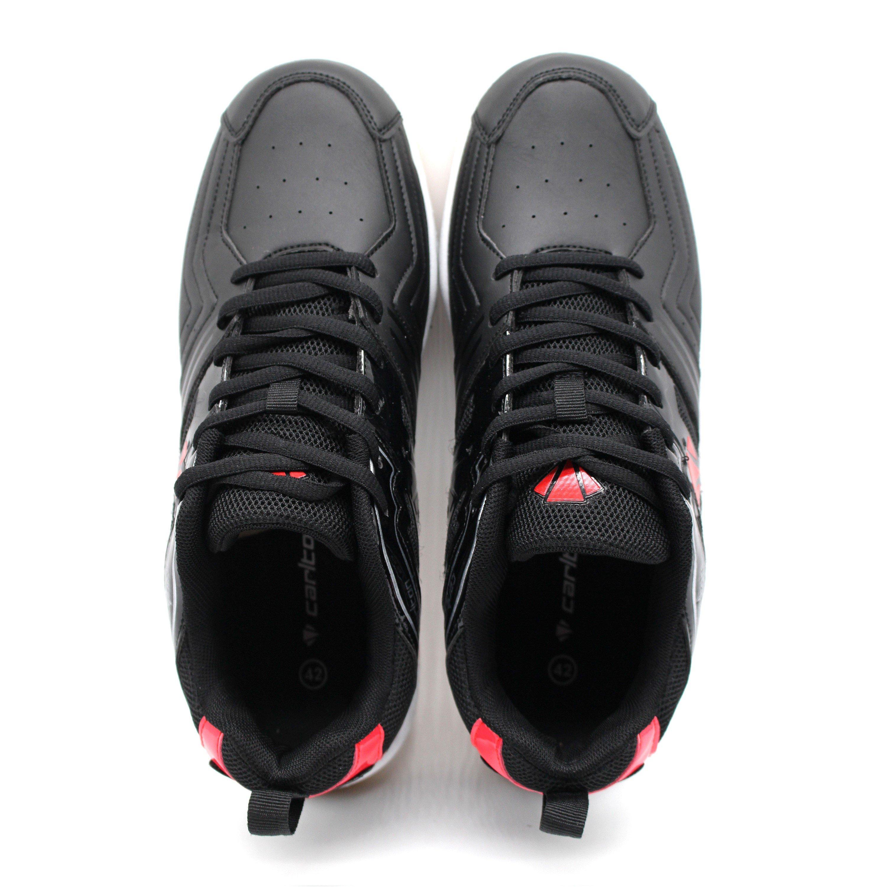 BLACK / RED - Carlton - Men's Badminton Trainers - 6