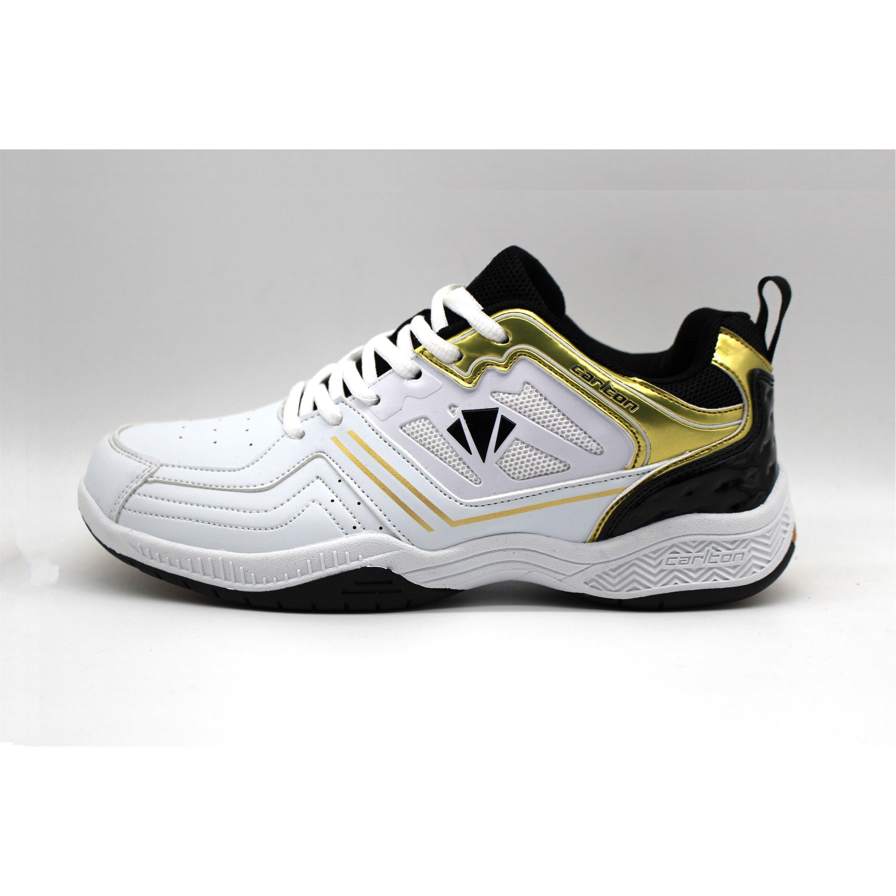 WHITE / GOLD - Carlton - Badminton Trainers - 2