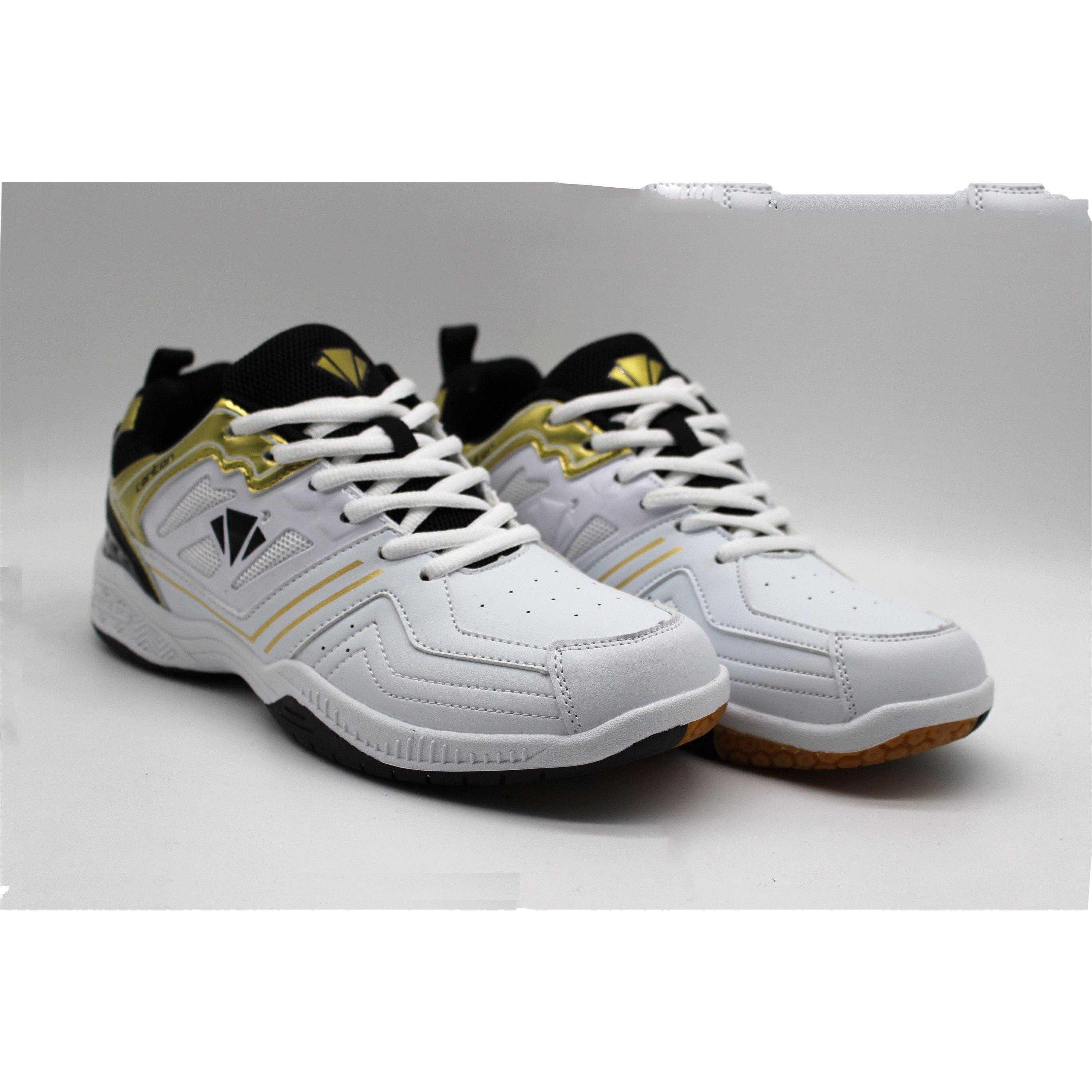 WHITE / GOLD - Carlton - Badminton Trainers - 4