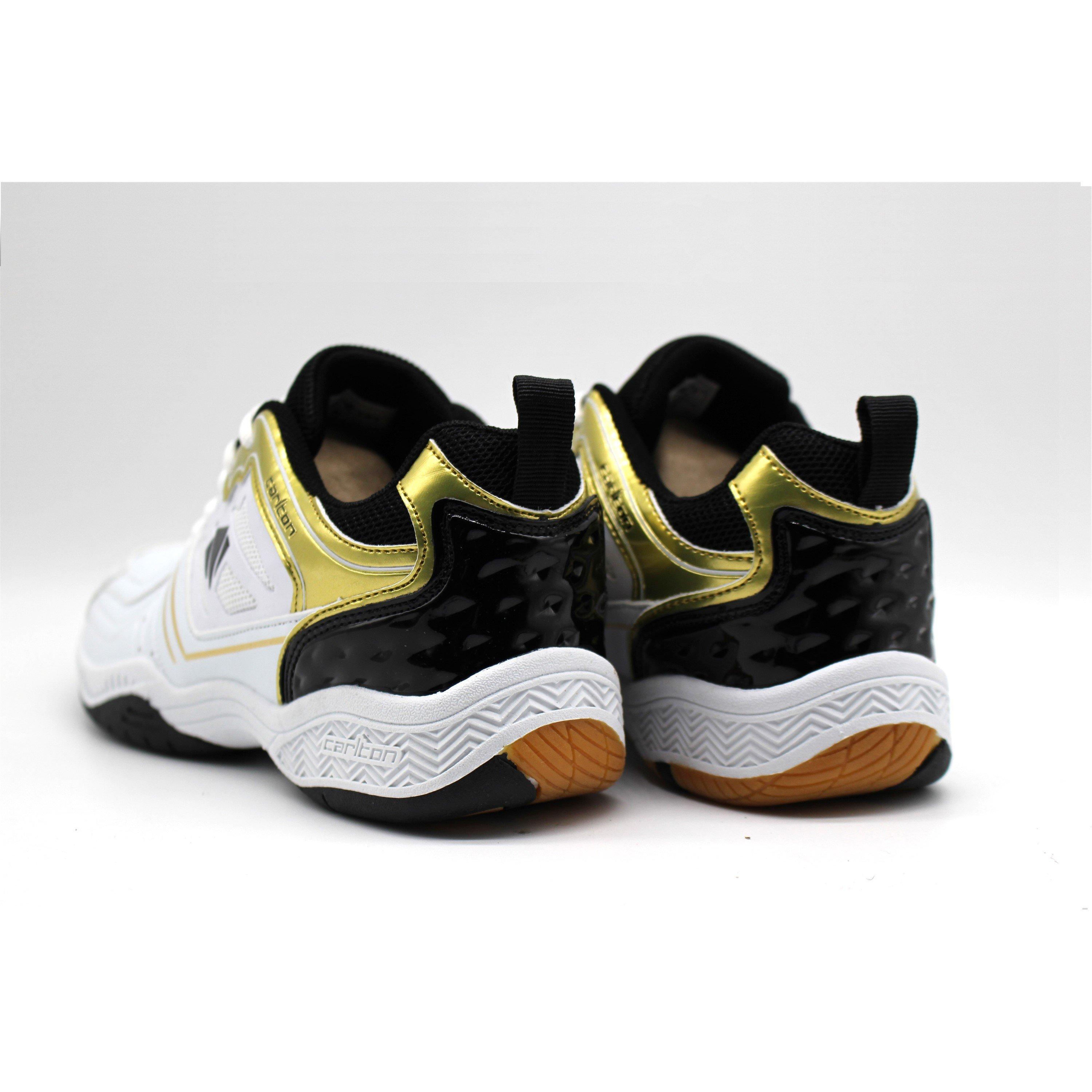 WHITE / GOLD - Carlton - Badminton Trainers - 5