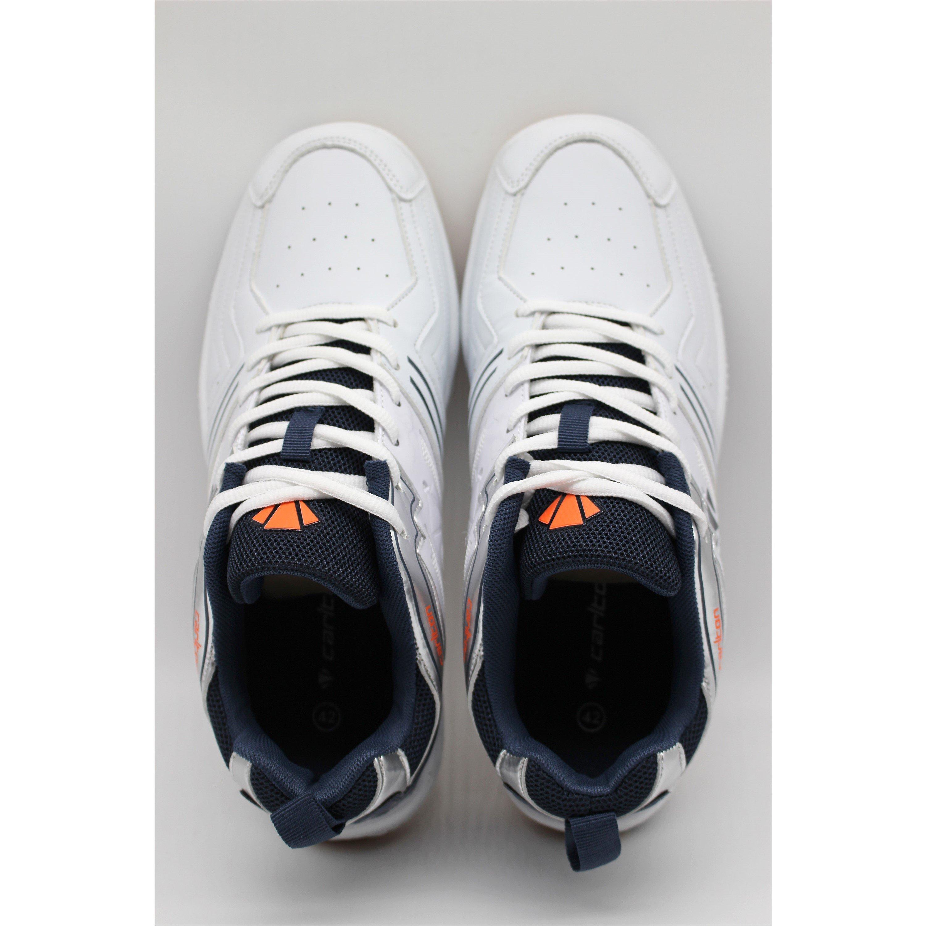WHITE / NAVY - Carlton - Men's Badminton Trainers - 6