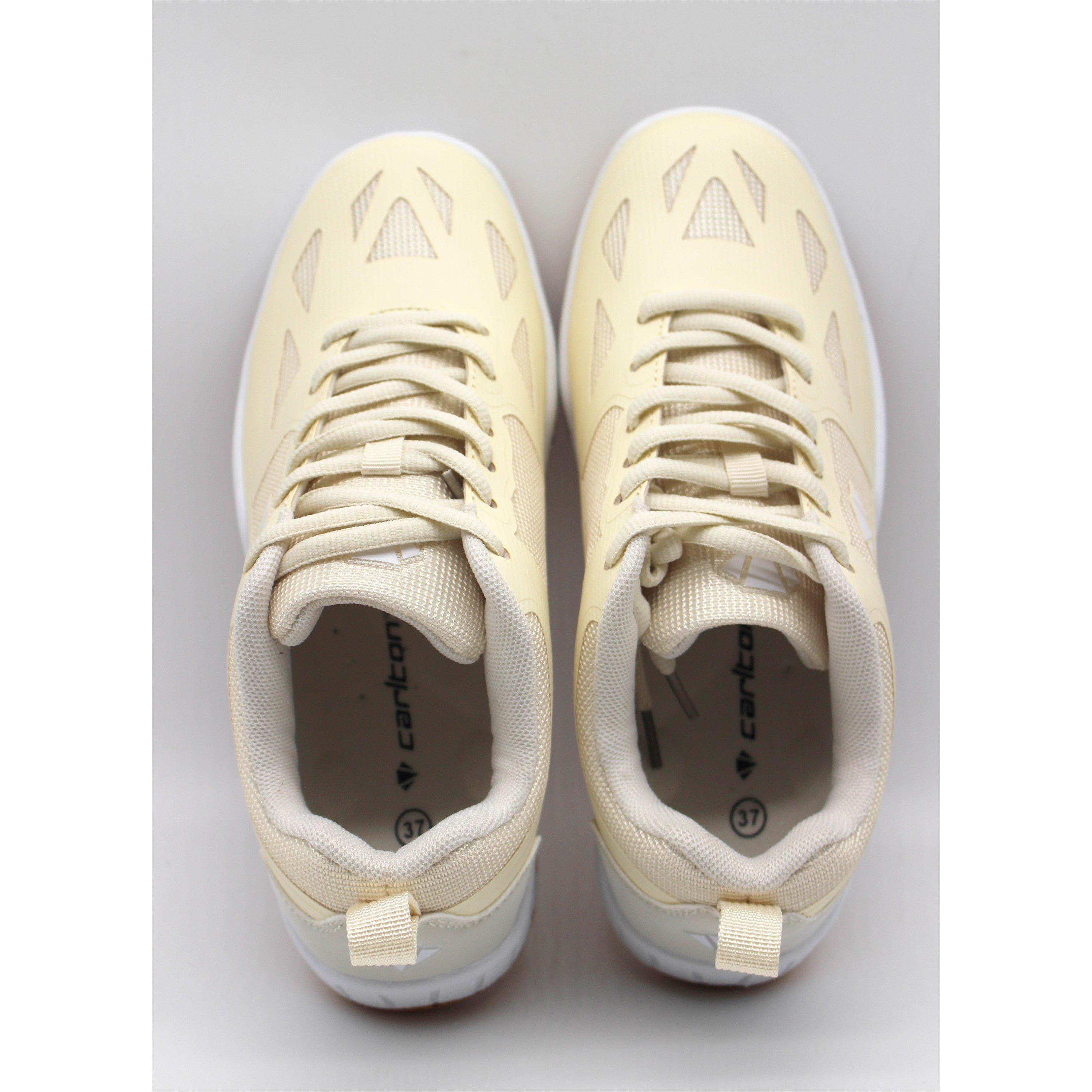 KHAKI - Carlton - Carlton Badminton Trainers Womens - 6