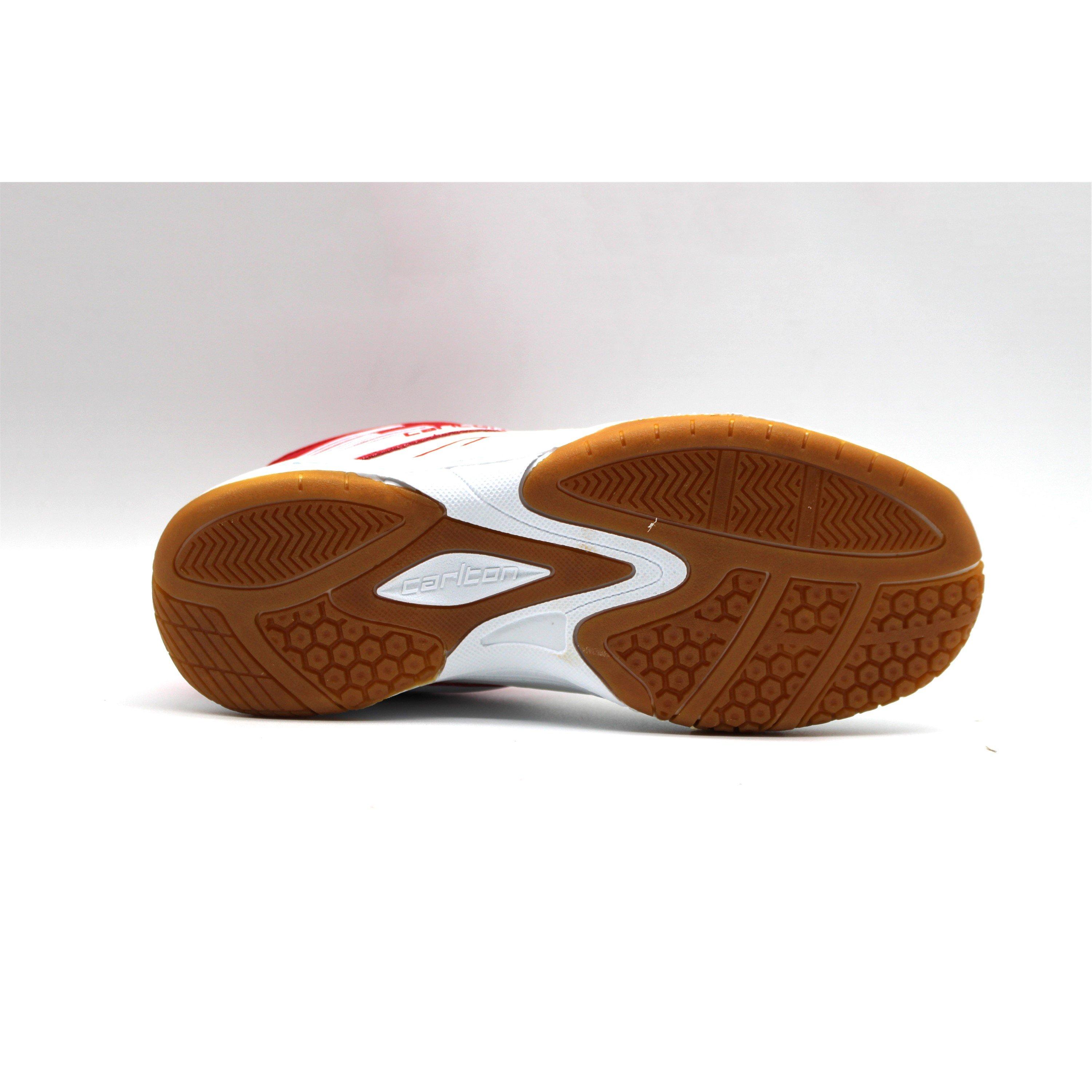 WHITE / RED - Carlton - CC-117 Mens Badminton Shoes - 3