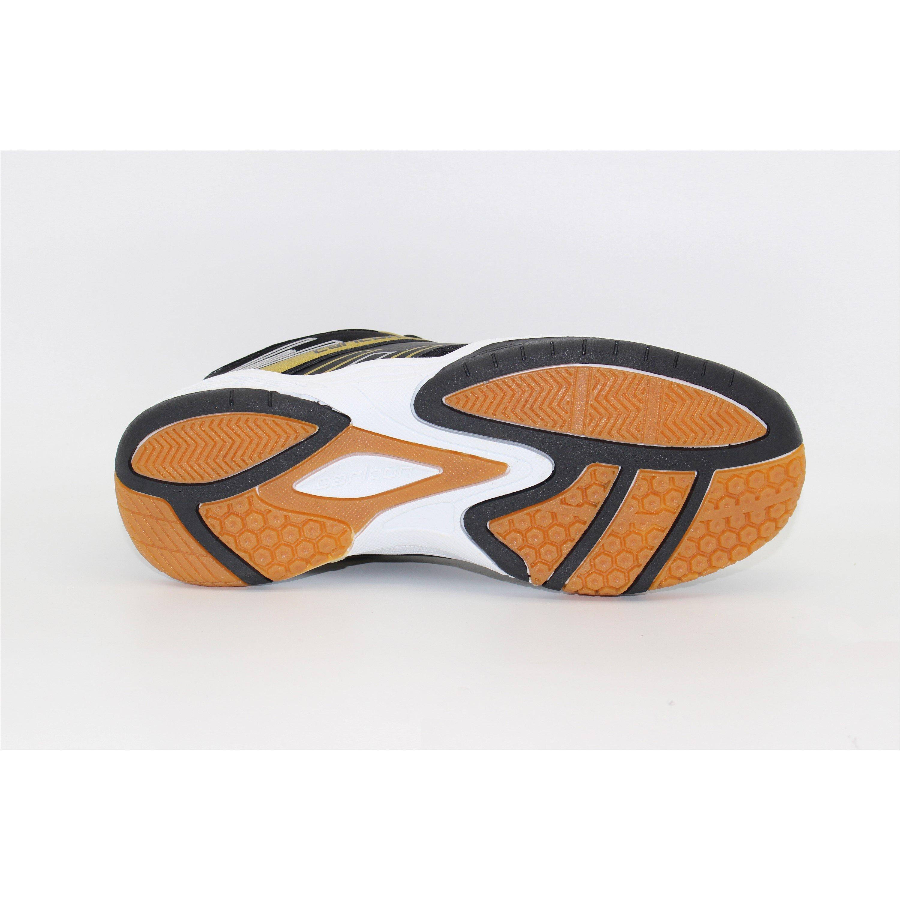 BLACK / GOLD - Carlton - CC-117 Mens Badminton Shoes - 3