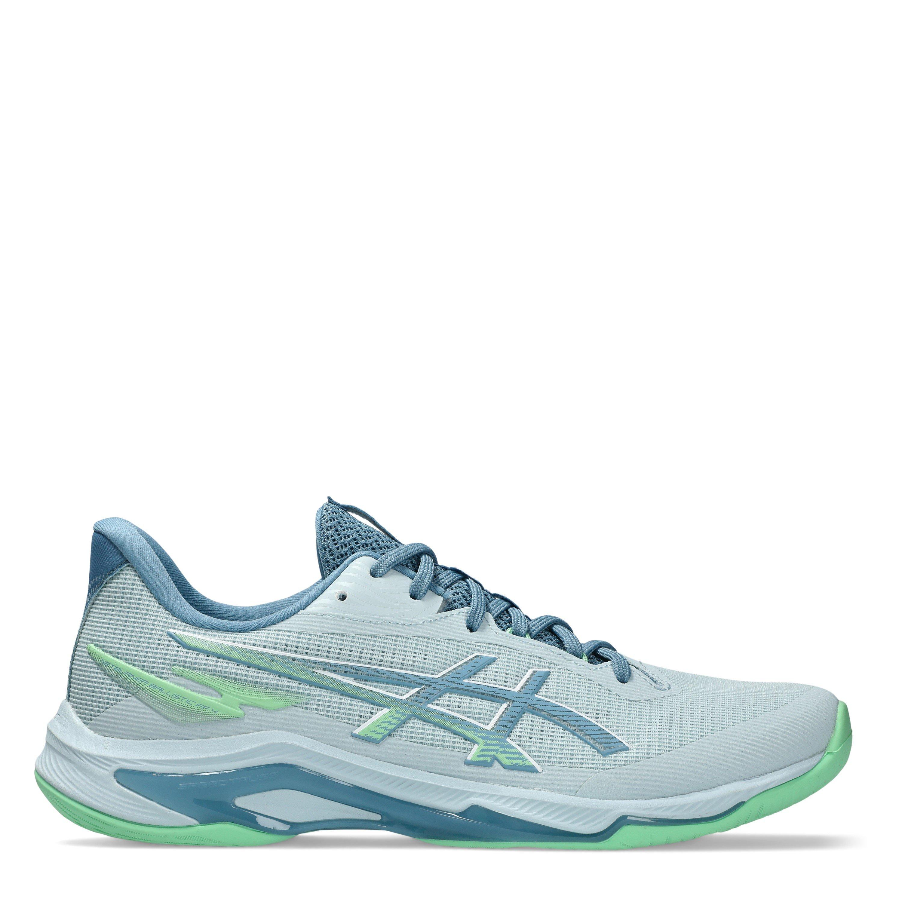 Cool Grey/Blue - Asics - Men's Netburner Ballistic FF Volleyball Shoes - 1
