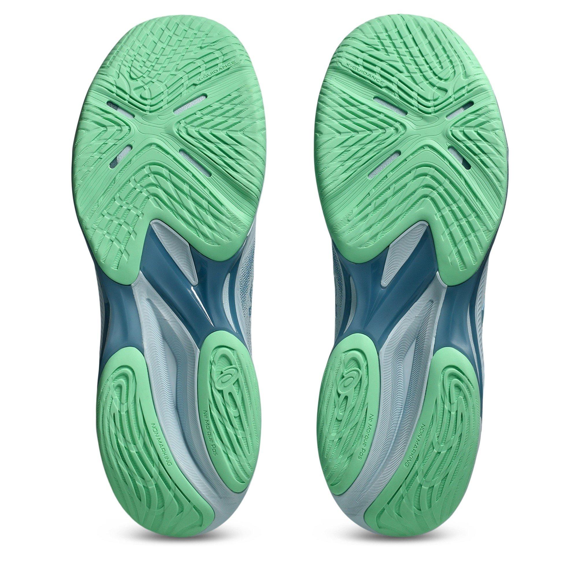 Cool Grey/Blue - Asics - Netburner Ballistic Ff 4 Volleyball Shoes Mens - 3