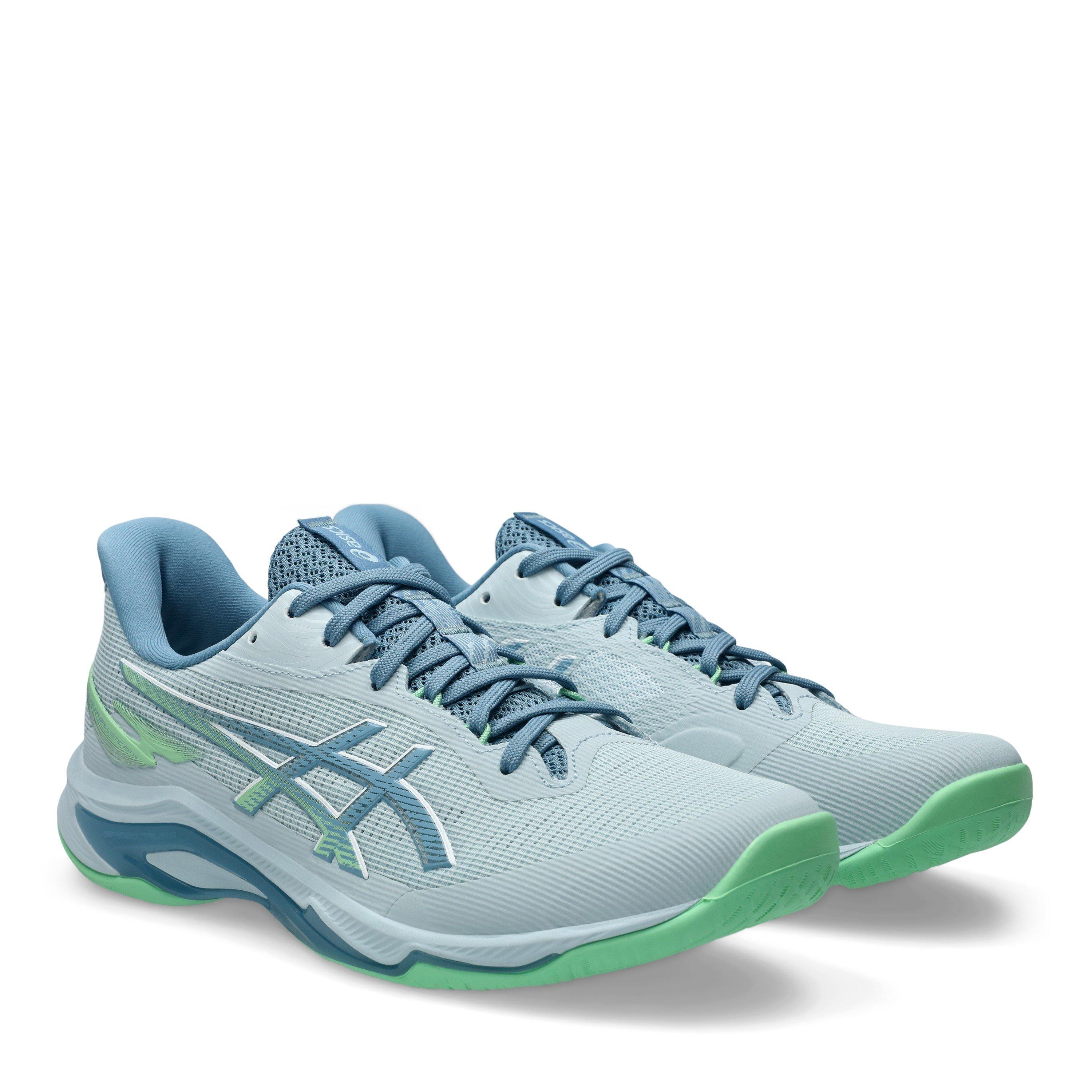 Cool Grey/Blue - Asics - Netburner Ballistic Ff 4 Volleyball Shoes Mens - 4
