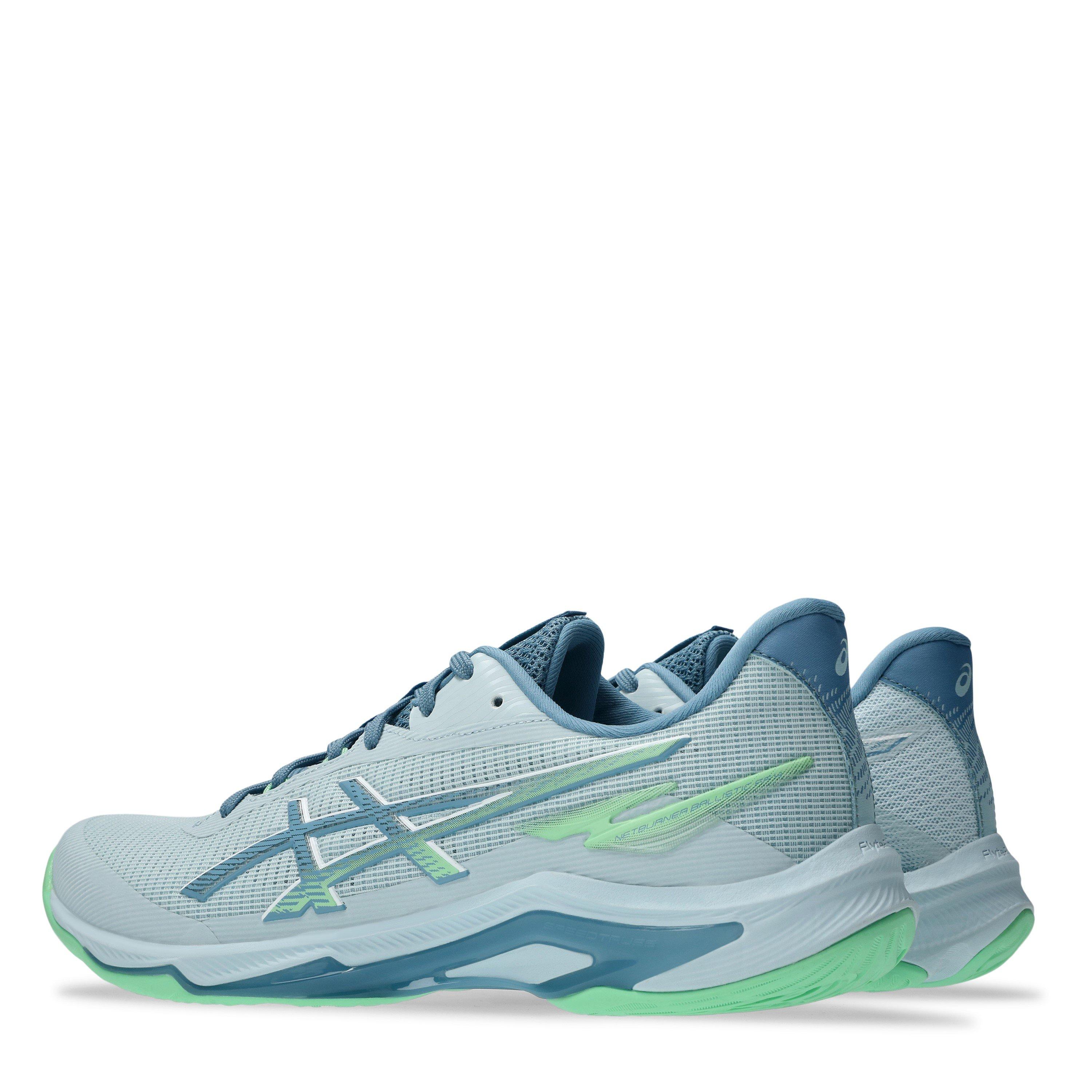 Cool Grey/Blue - Asics - Netburner Ballistic Ff 4 Volleyball Shoes Mens - 5