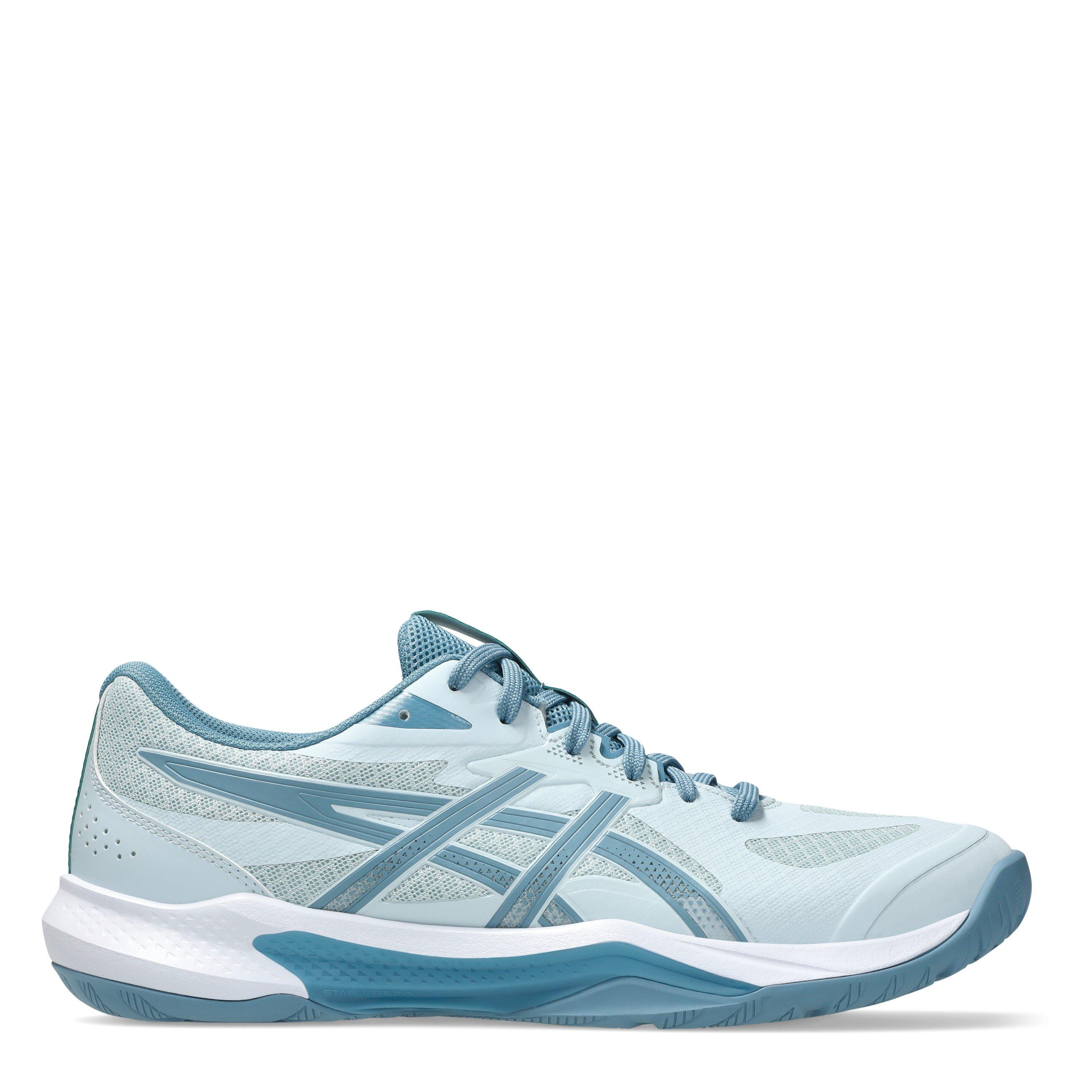 Cool Grey/Blue - Asics - Gel-Tactic 13 Handball Trainers Mens - 1