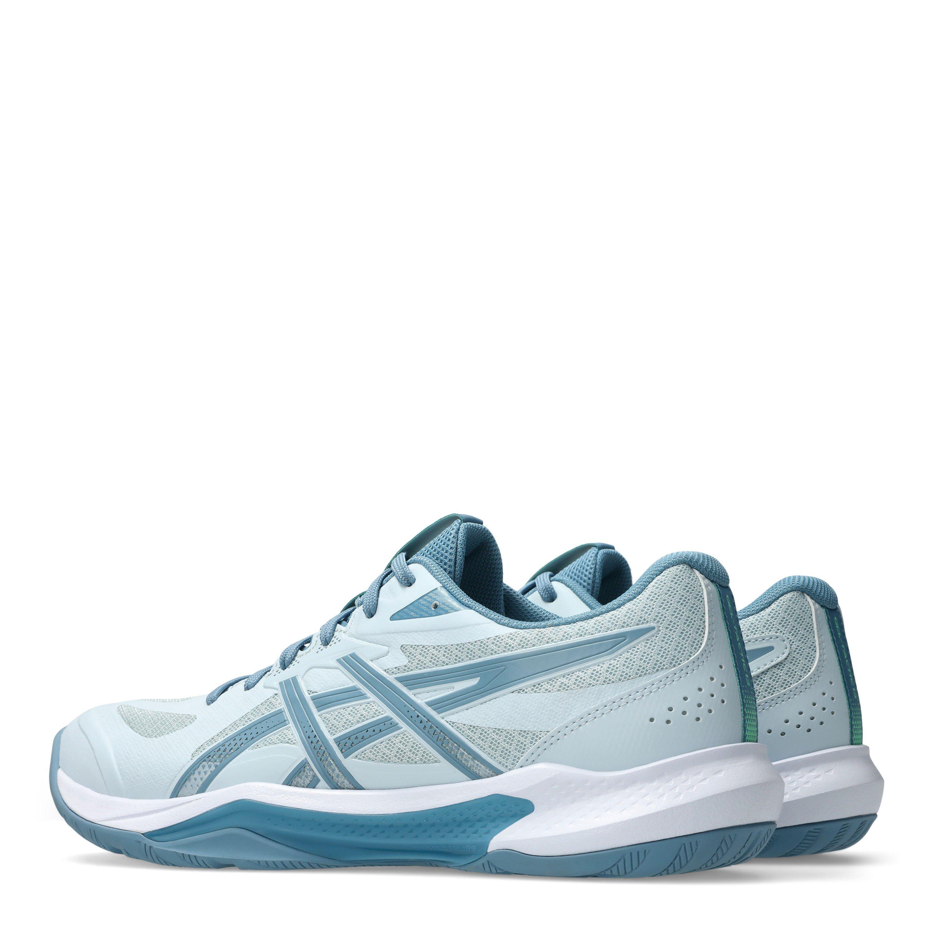 Cool Grey/Blue - Asics - Gel-Tactic 13 Handball Trainers Mens - 5