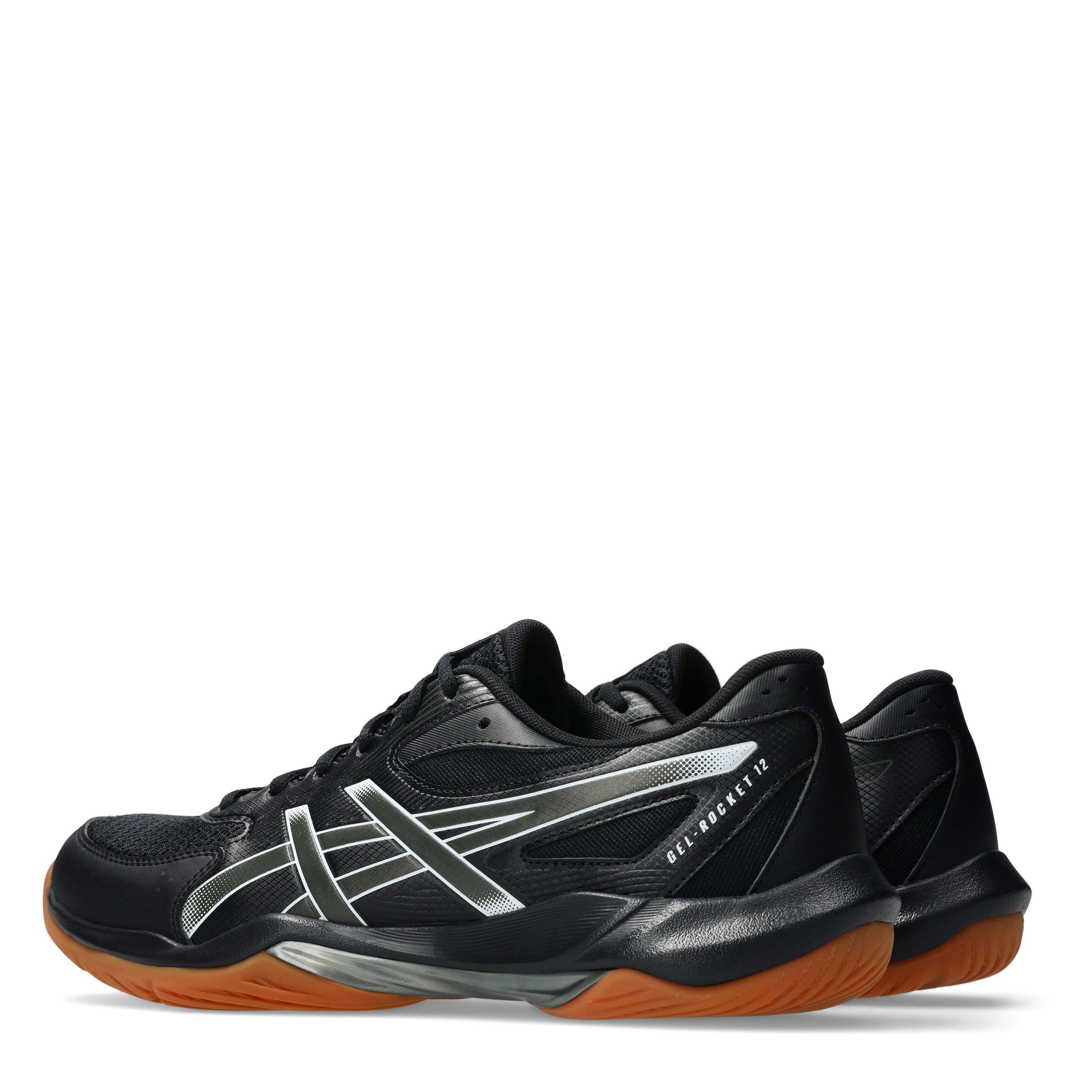 Zwart/Gunmetal - Asics - Gel-Rocket 12 Handball Trainers Mens - 5