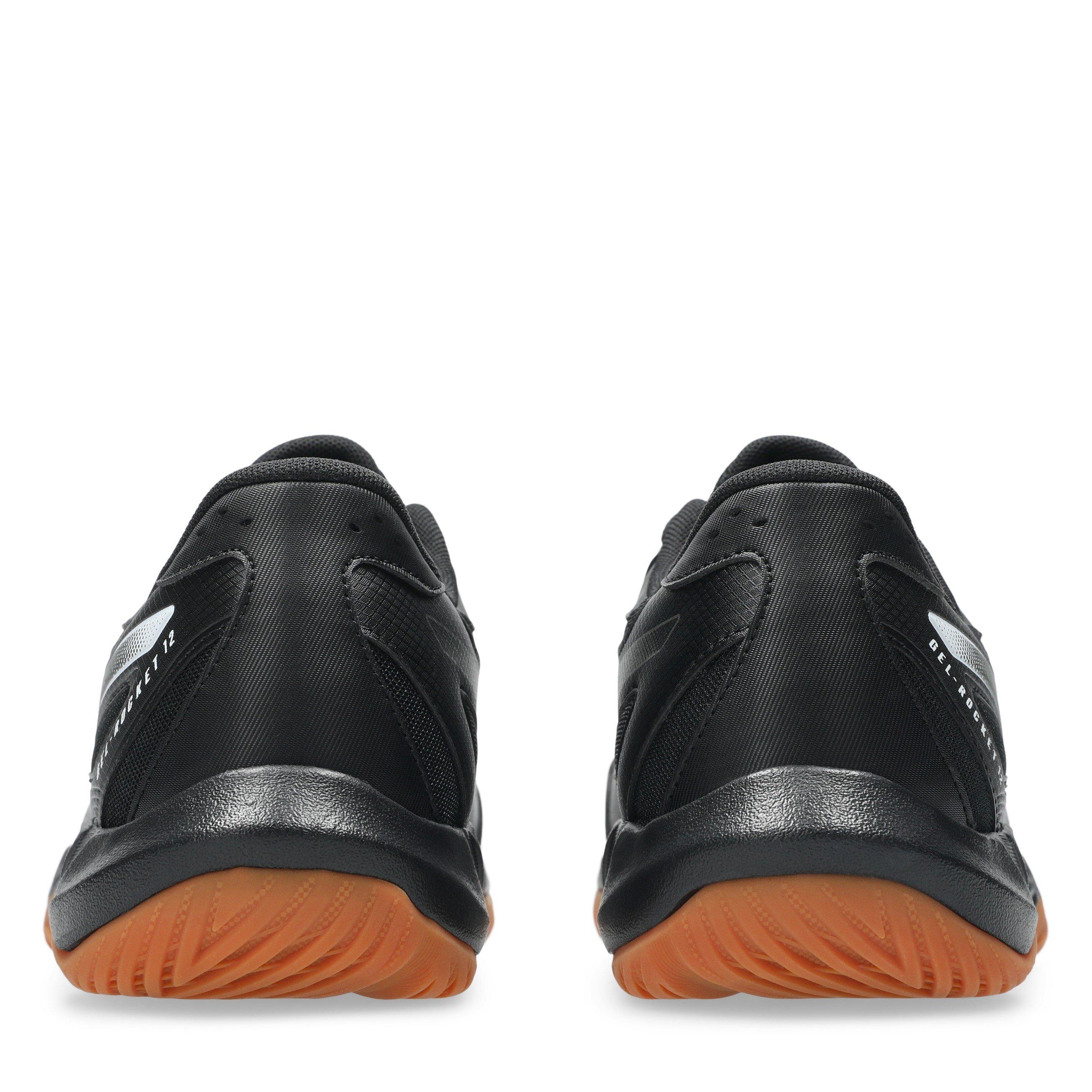 Zwart/Gunmetal - Asics - Gel-Rocket 12 Handball Trainers Mens - 7