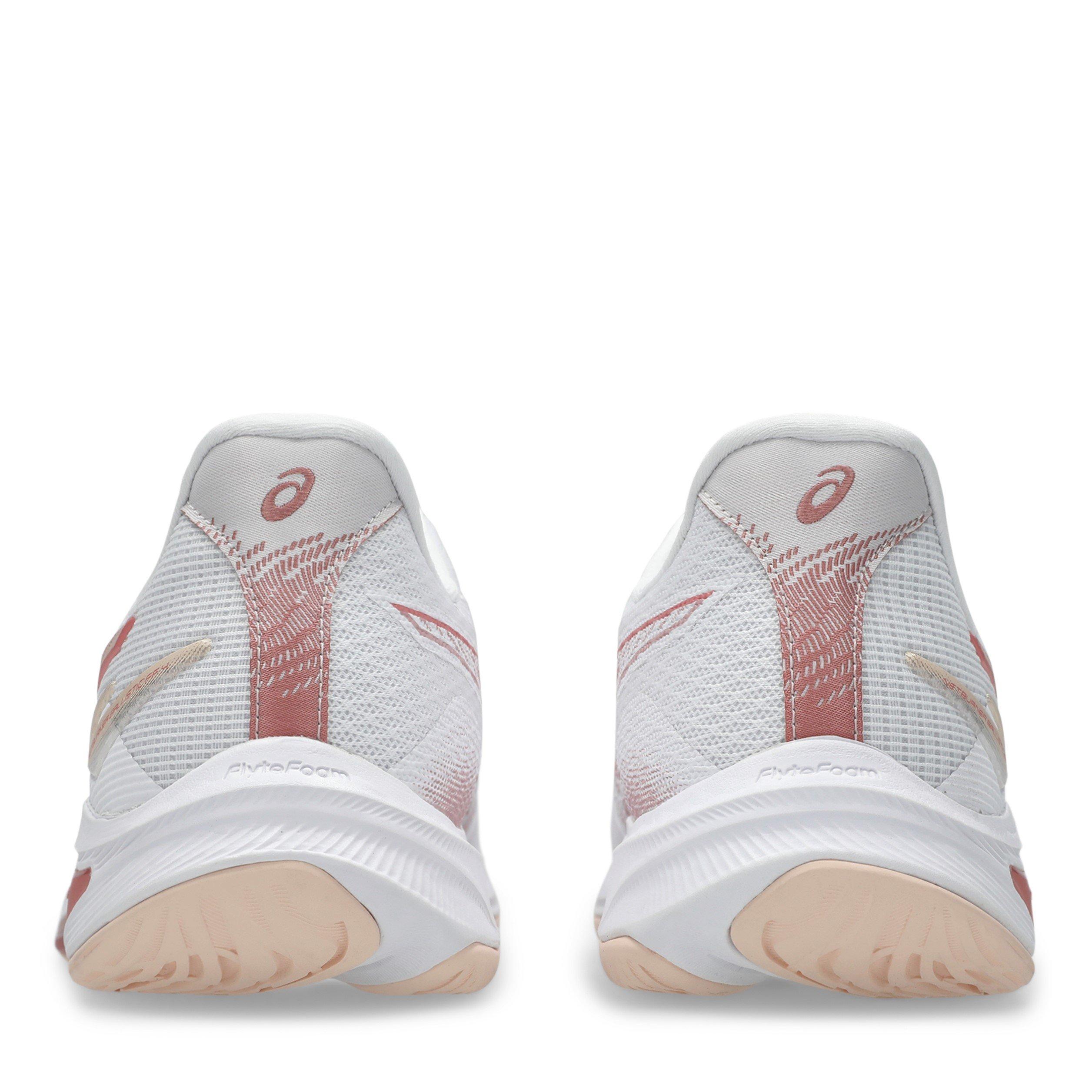 Hvid/Rosé - Asics - Netburner Ballistic Ff 4 Netball Shoes Womens - 7