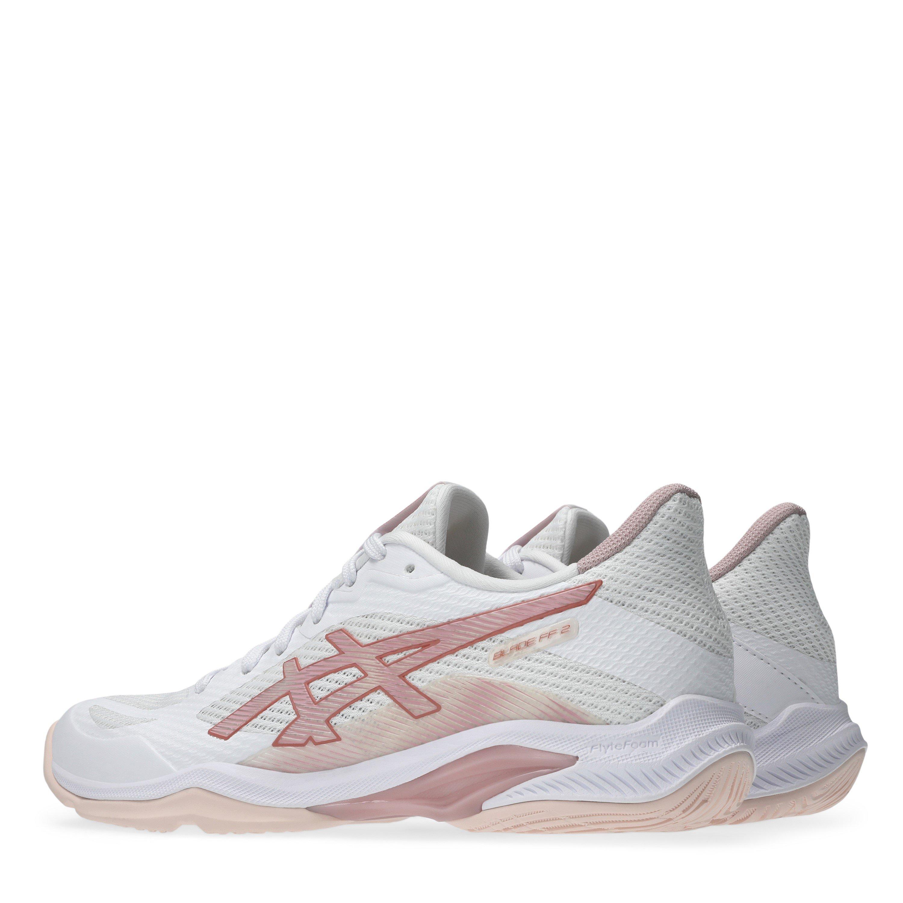 White/Morg - Asics - Blade Ff 2 Netball Shoes Womens - 5
