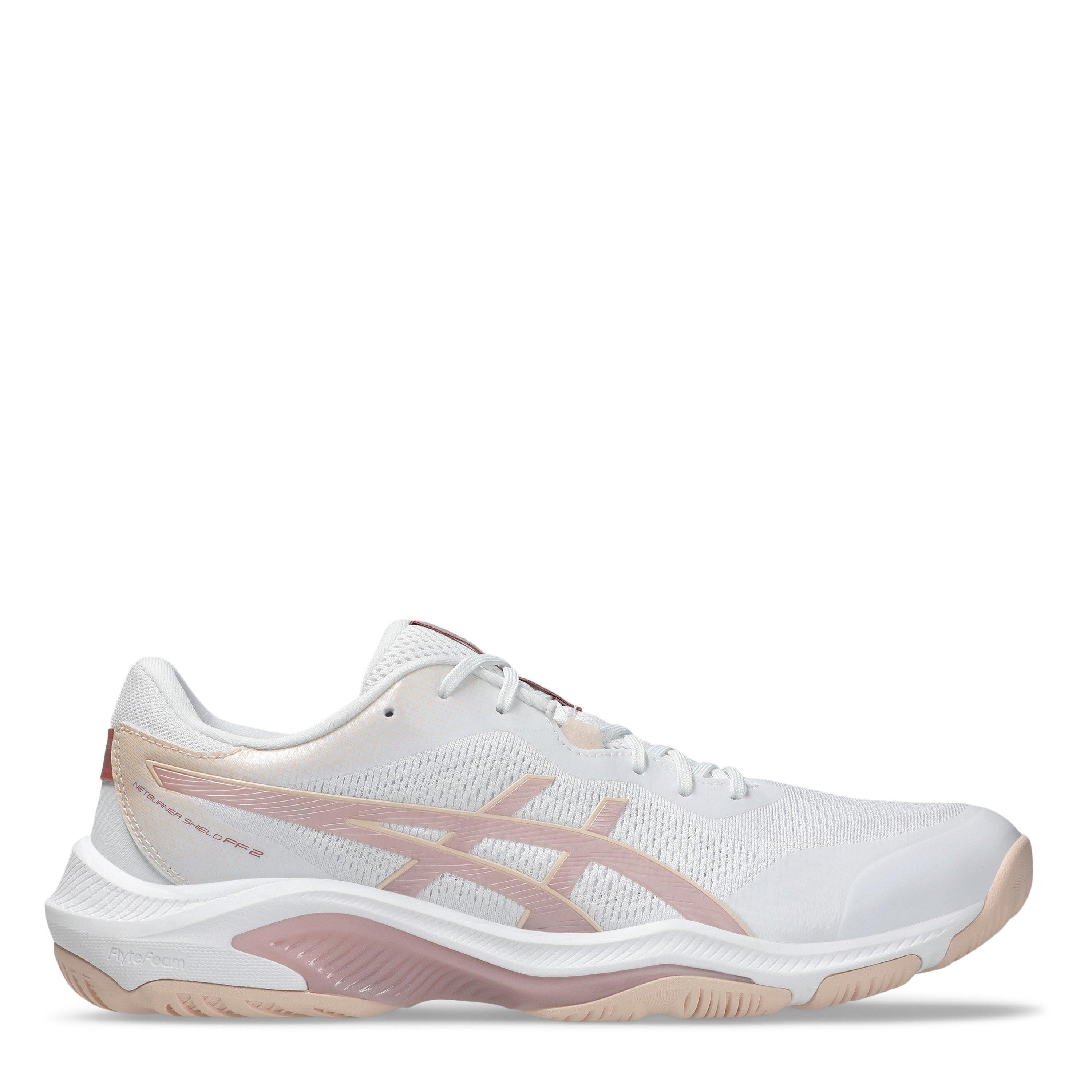 White/Morg - Asics - Netburner Shield Ff 2 Netball Shoes Womens - 1