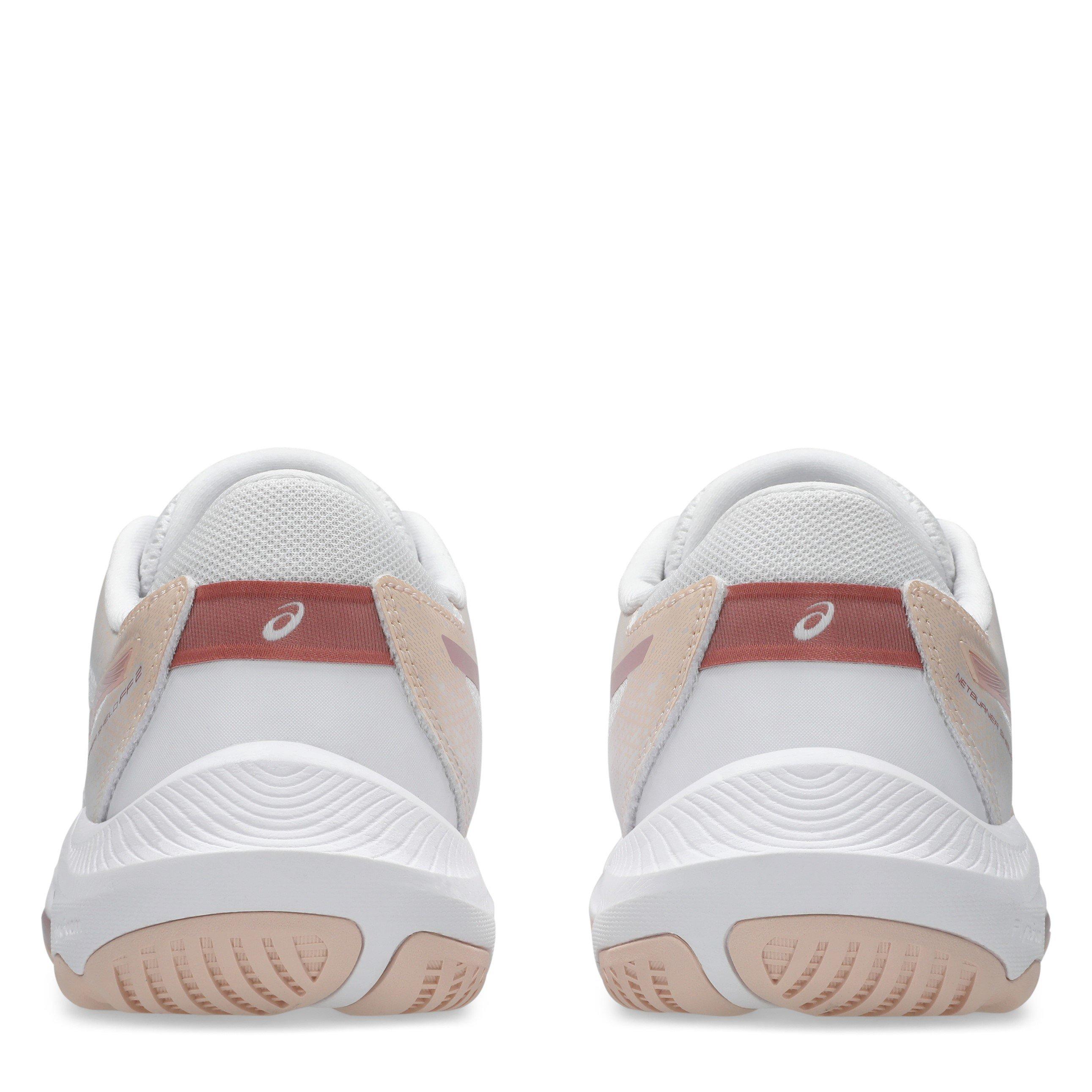 White/Morg - Asics - Netburner Shield Ff 2 Netball Shoes Womens - 7