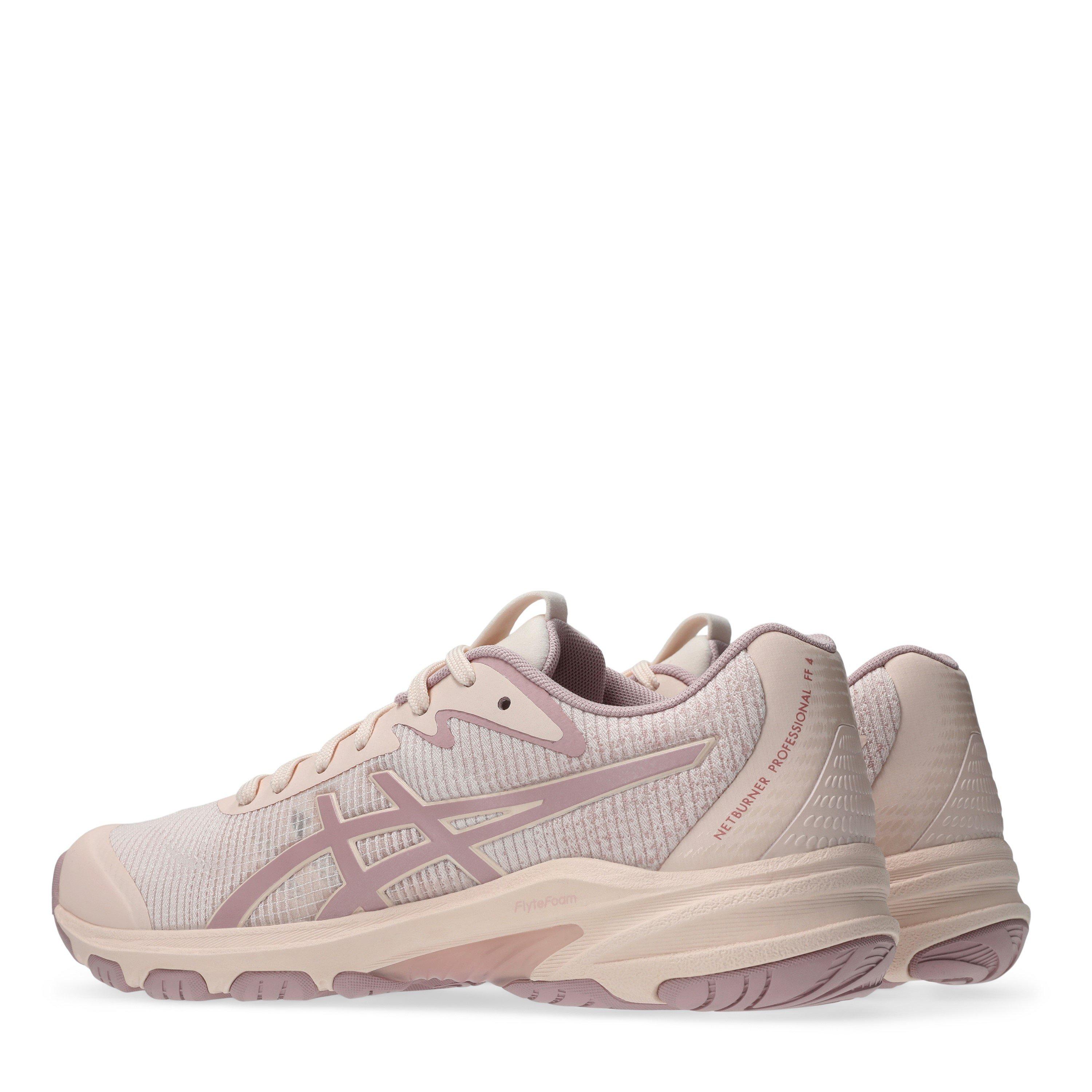 Perle/Morg - Asics - Netburner Professional Ff 4 Netball Shoes Womens - 5