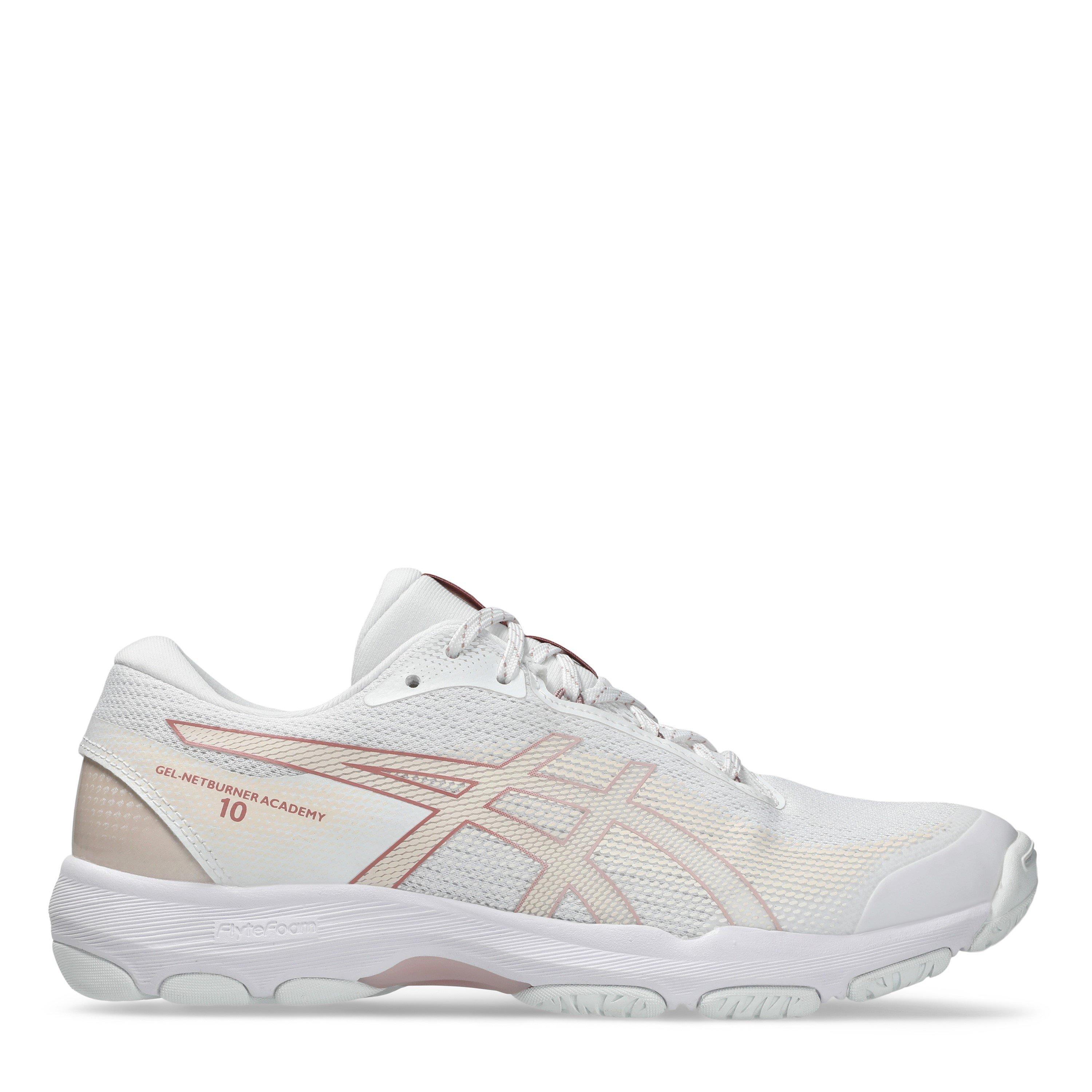 Asics Women's Gel Netburner Academy Netball Shoes - White/Morg - 7 (40.5)