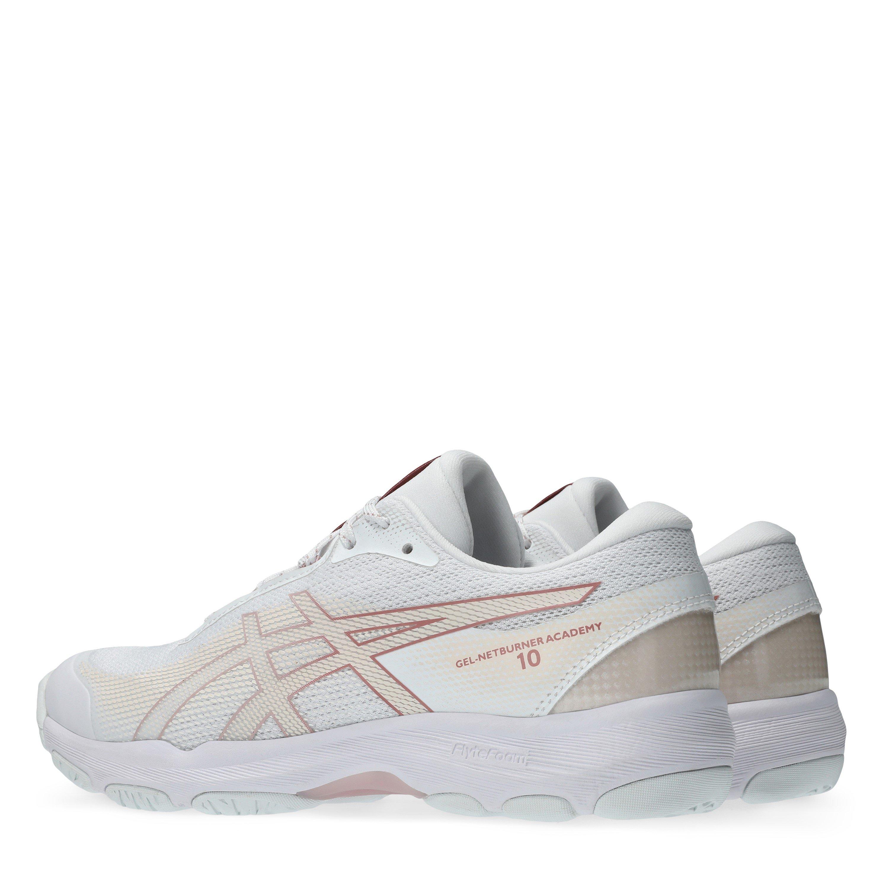 White/Morg - Asics - Gel-Netburner Academy 10 Netball Shoes Womens - 5