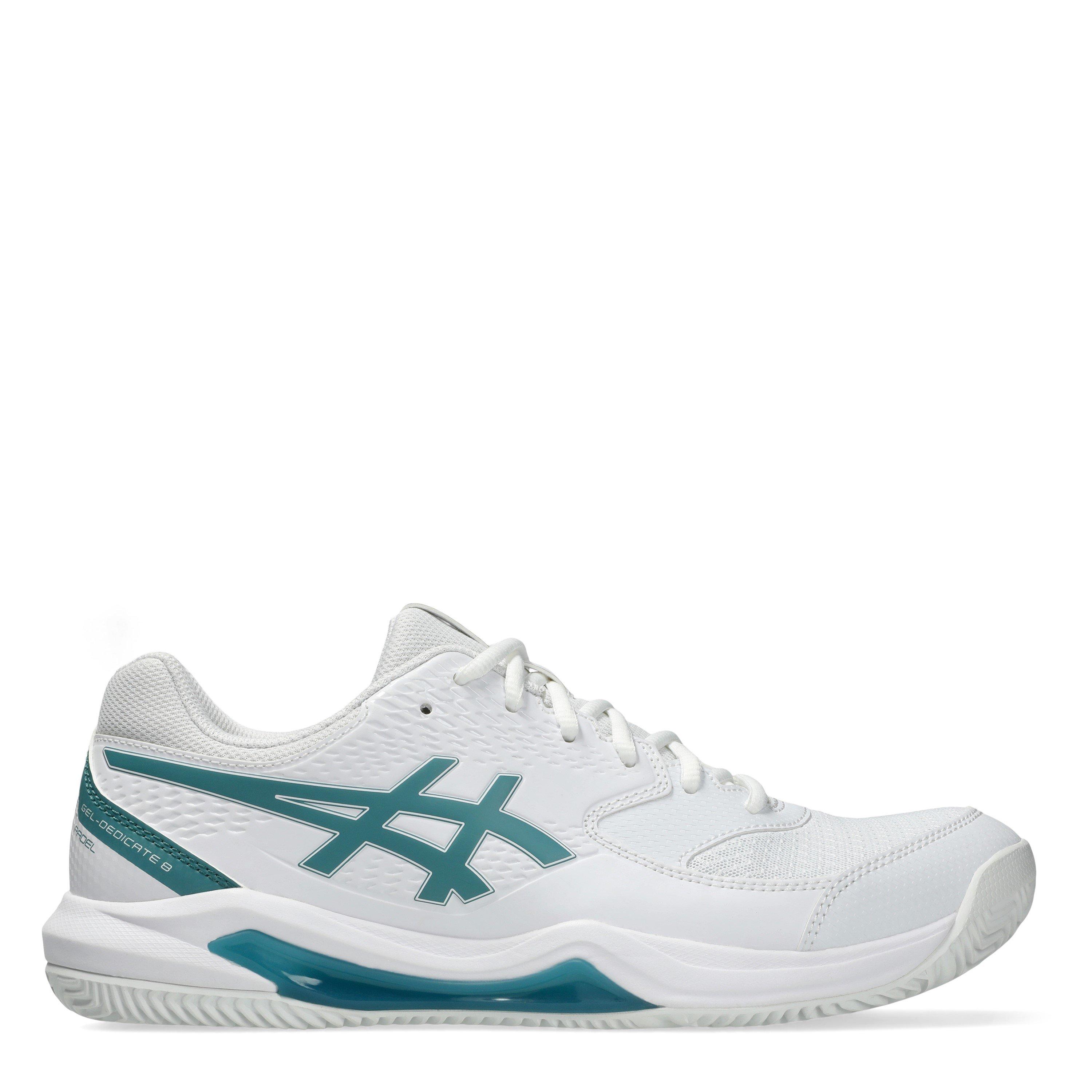 White/Pine - Asics - Gel-Dedicate 8 Padel Trainers Mens - 1