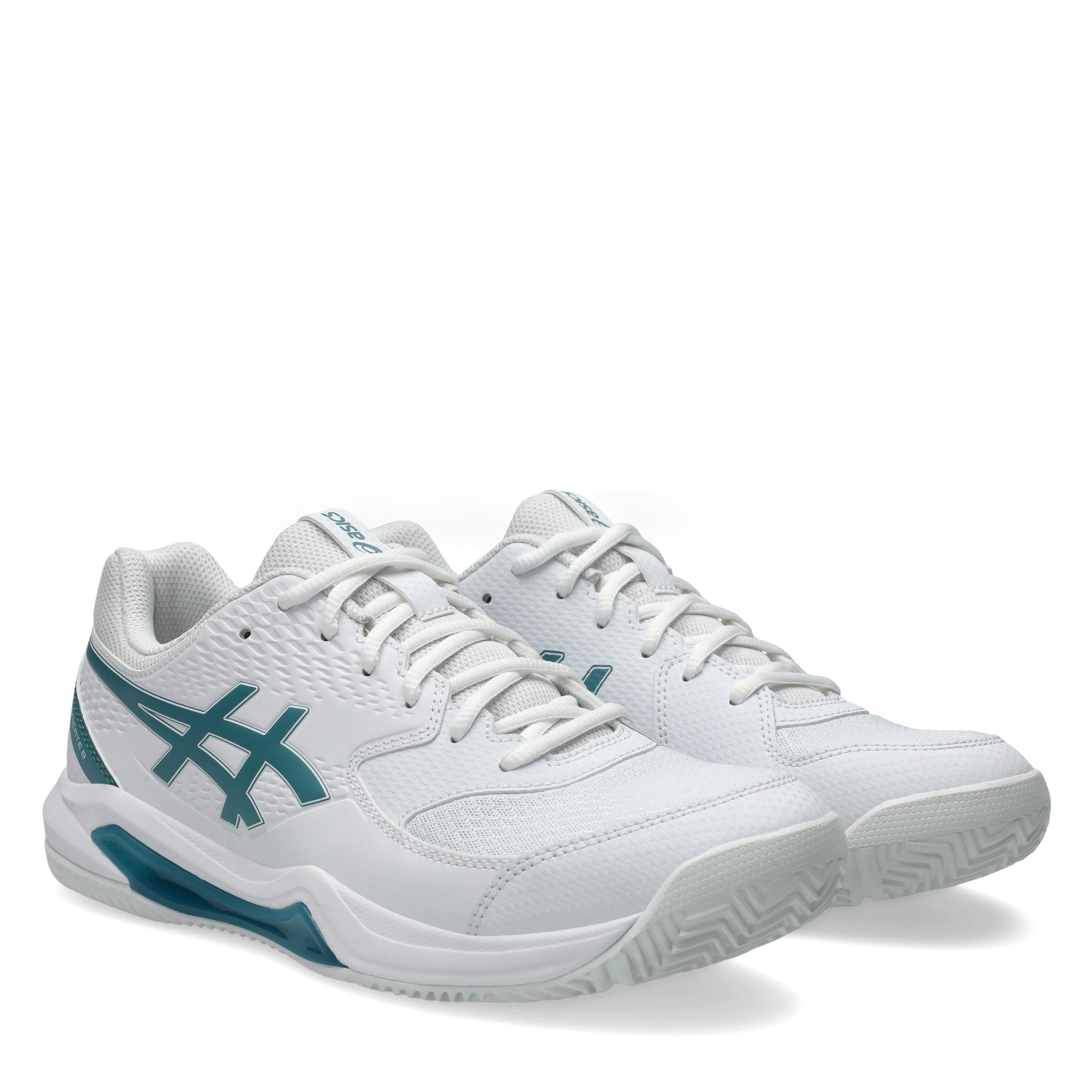 White/Pine - Asics - Gel-Dedicate 8 Padel Trainers Mens - 3