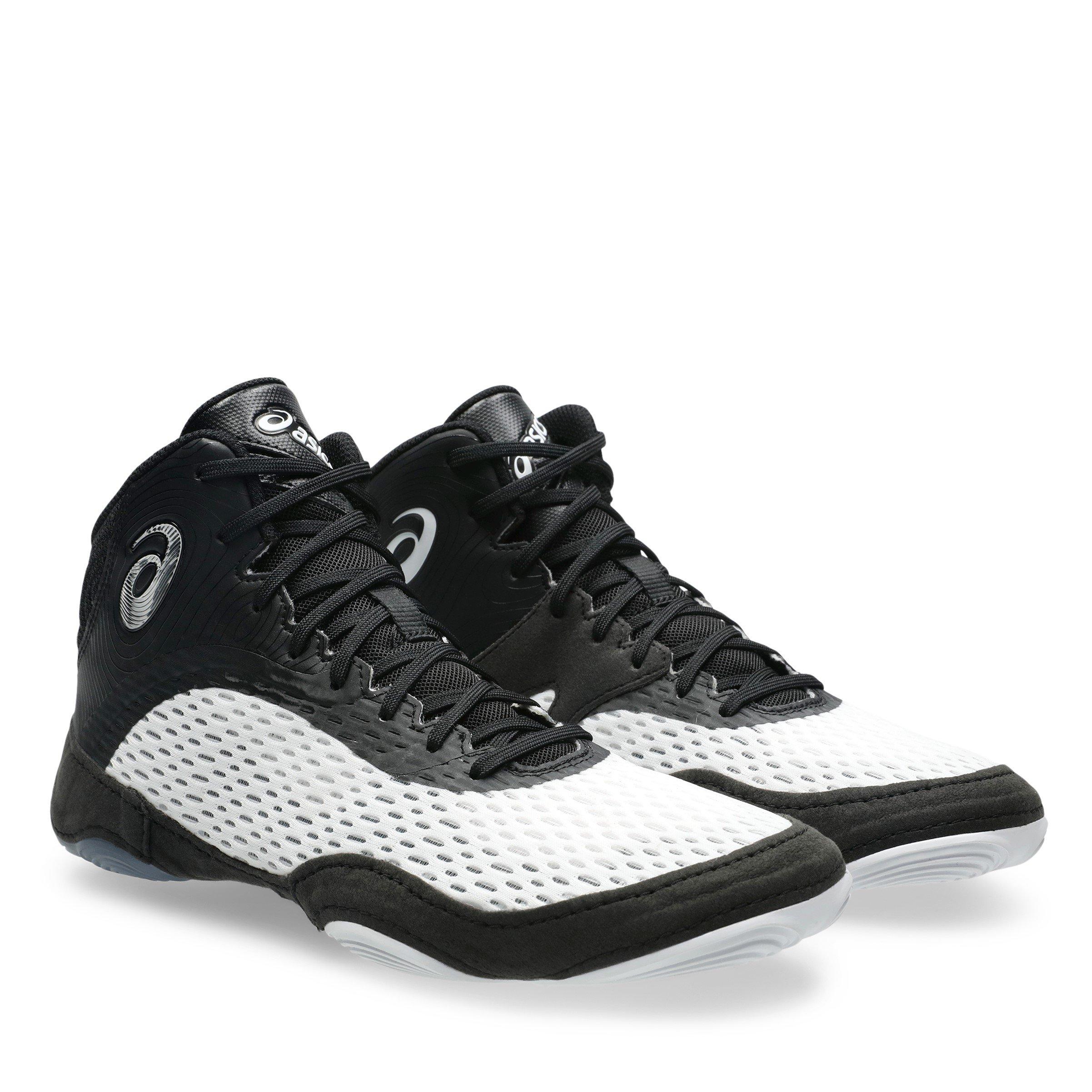 White/Black - Asics - Split Elite Wrestling Shoes Unisex Adults - 4
