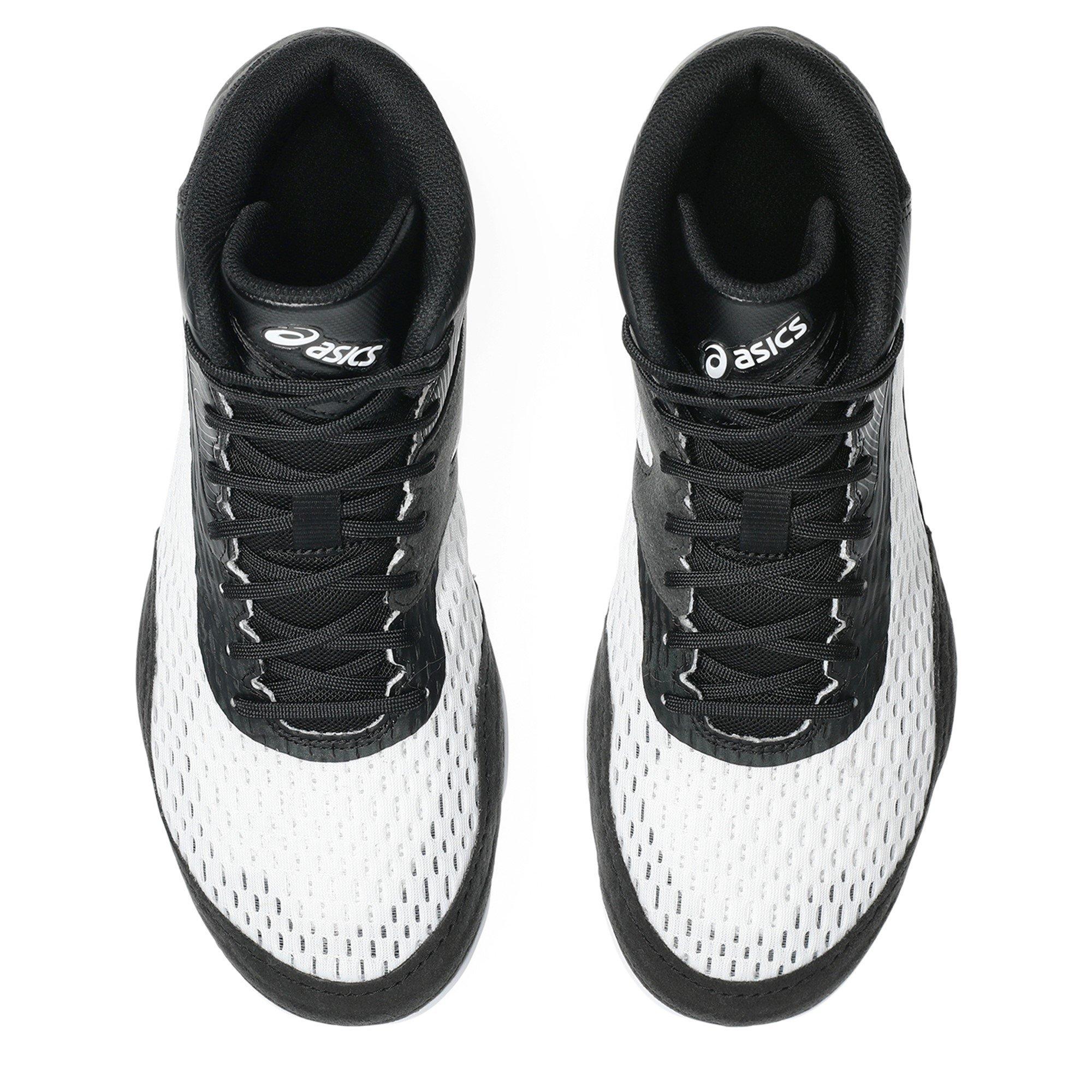 White/Black - Asics - Split Elite Wrestling Shoes Unisex Adults - 6