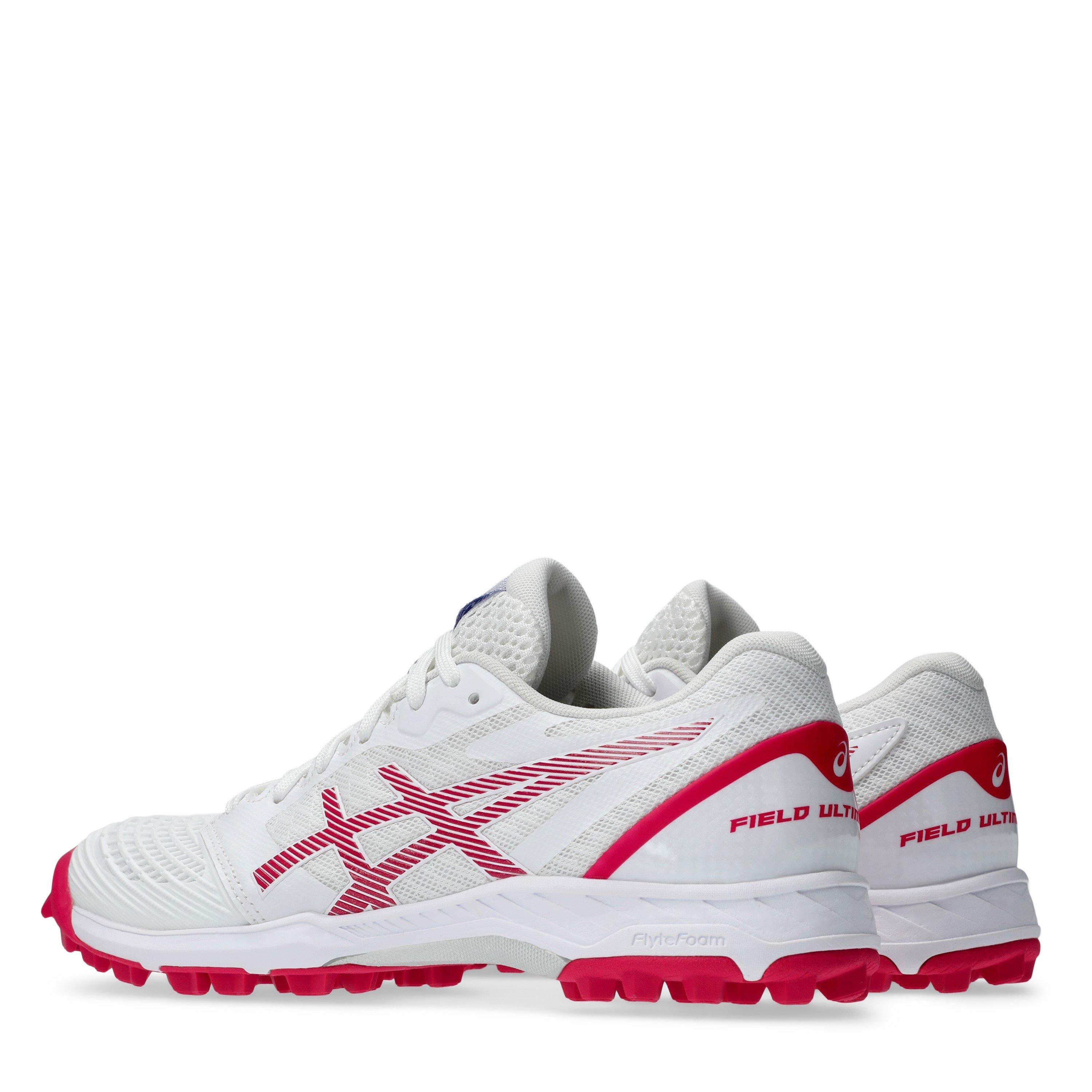White/Brt Rose - Asics - Field Ultimate Ff 2 Hockey Shoes Womens - 5