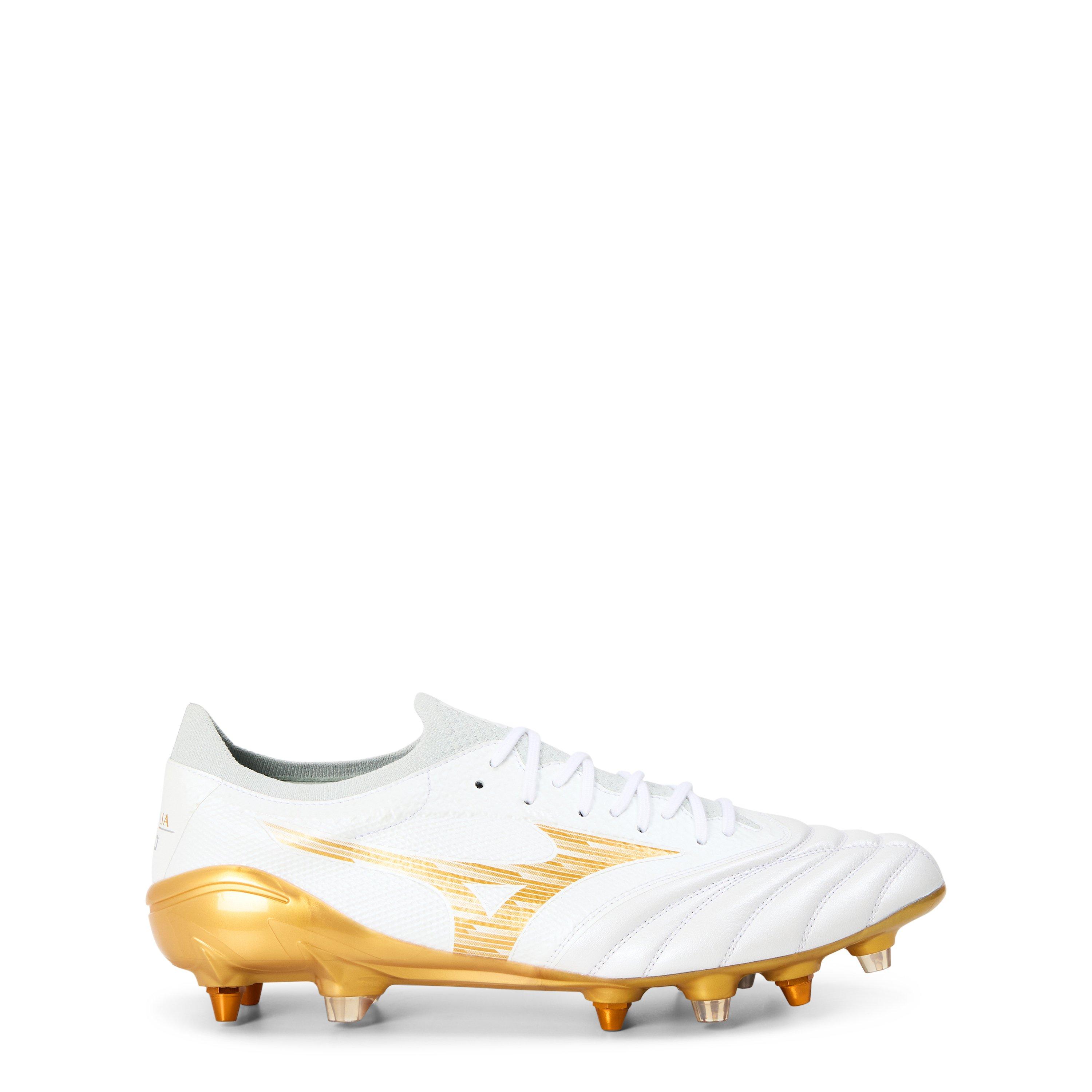 White/Gold - Mizuno - Men's Mr Neo E Mx Rugby Boots - 1