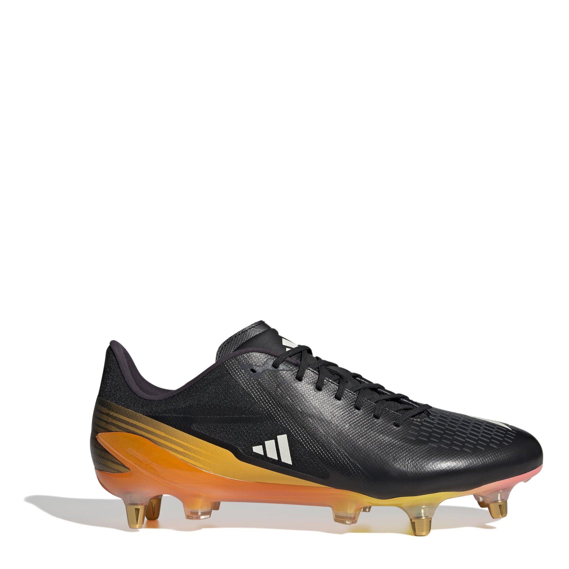 Black/Met/Spark - adidas - Adizero Rs15 Ultimate Adults Soft Ground Rugby Boots - 1