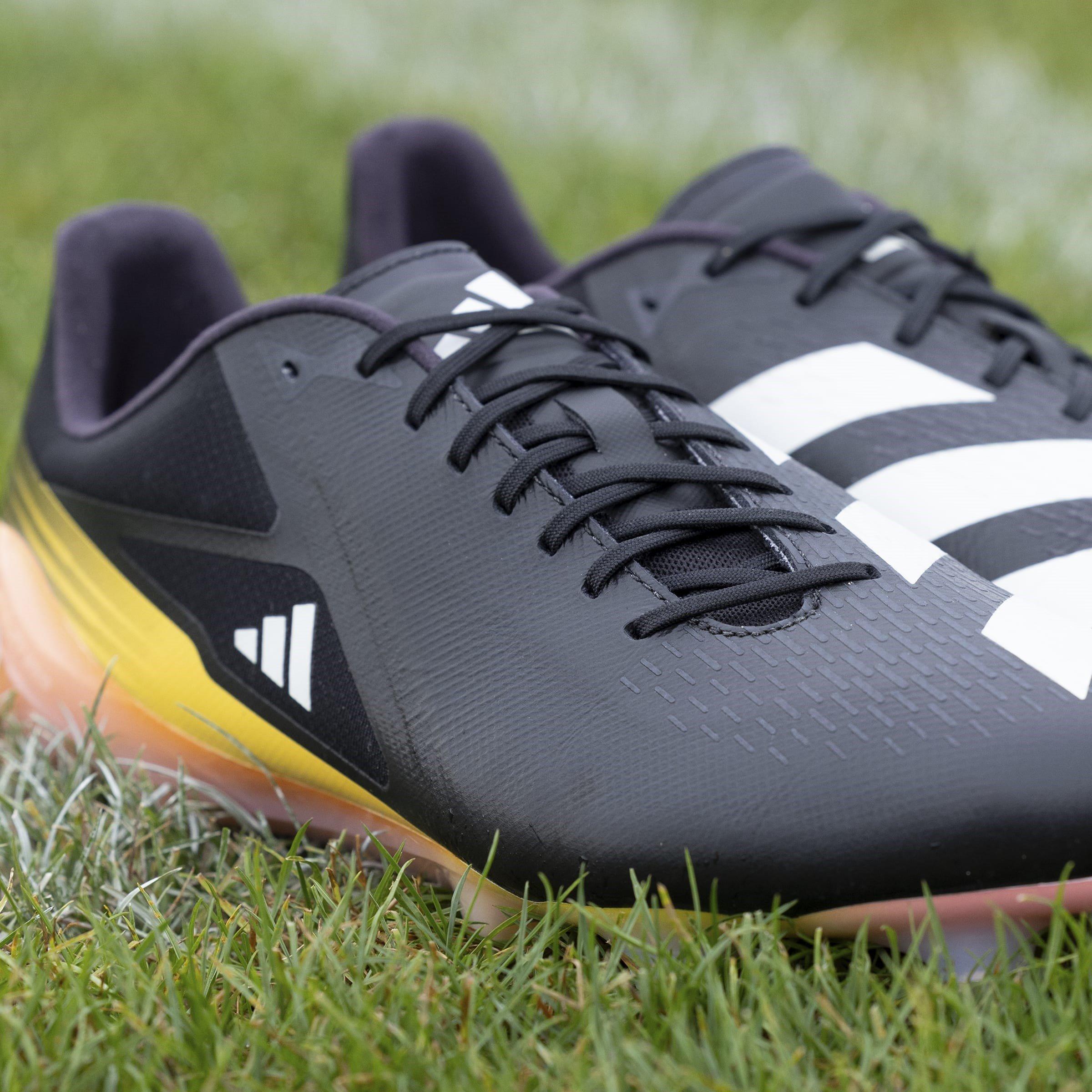 Black/Met/Spark - adidas - Adizero Rs15 Ultimate Adults Soft Ground Rugby Boots - 12