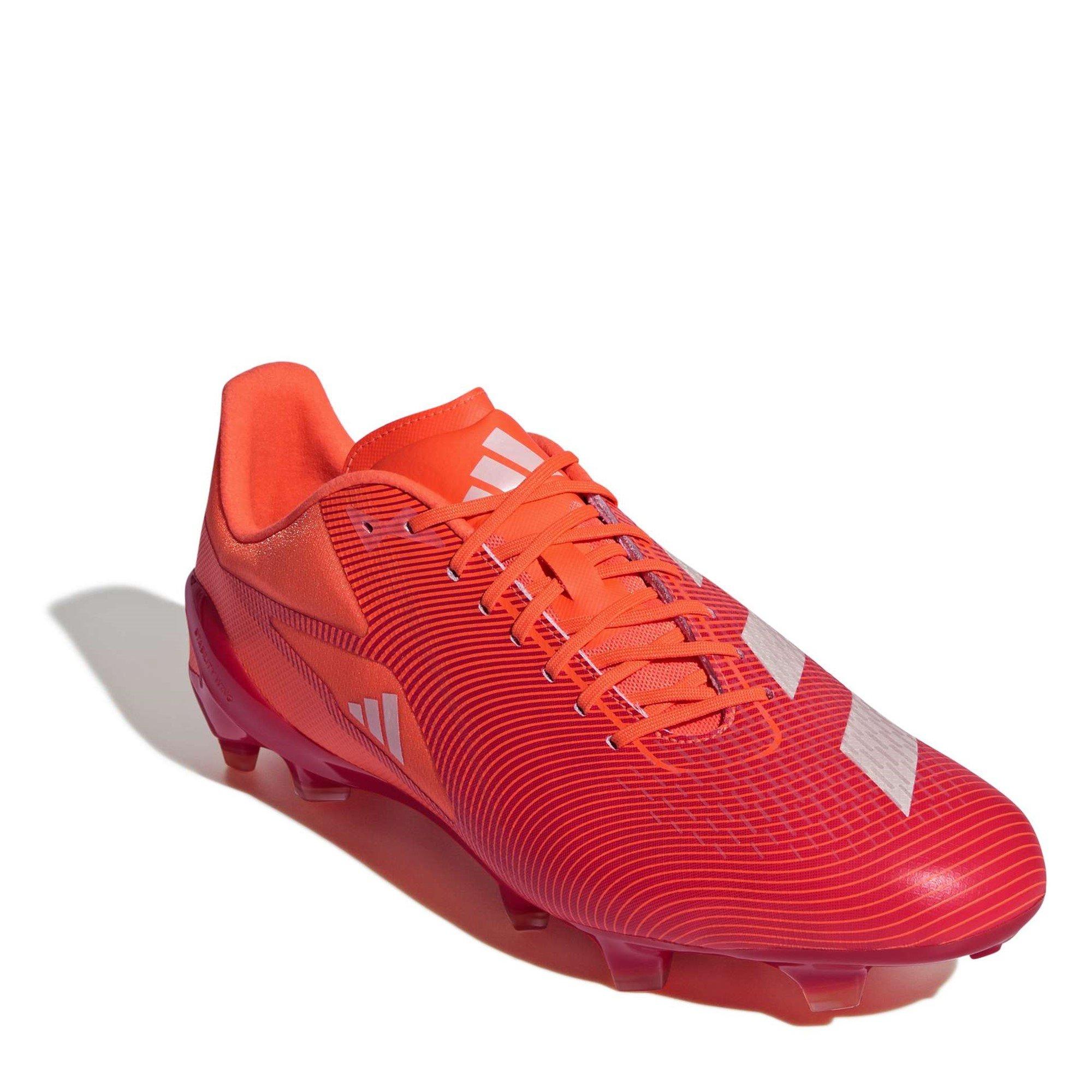 Red/Whte/Orng - adidas - Adizero Rs15 Ultimate Adults Soft Ground Rugby Boots - 3