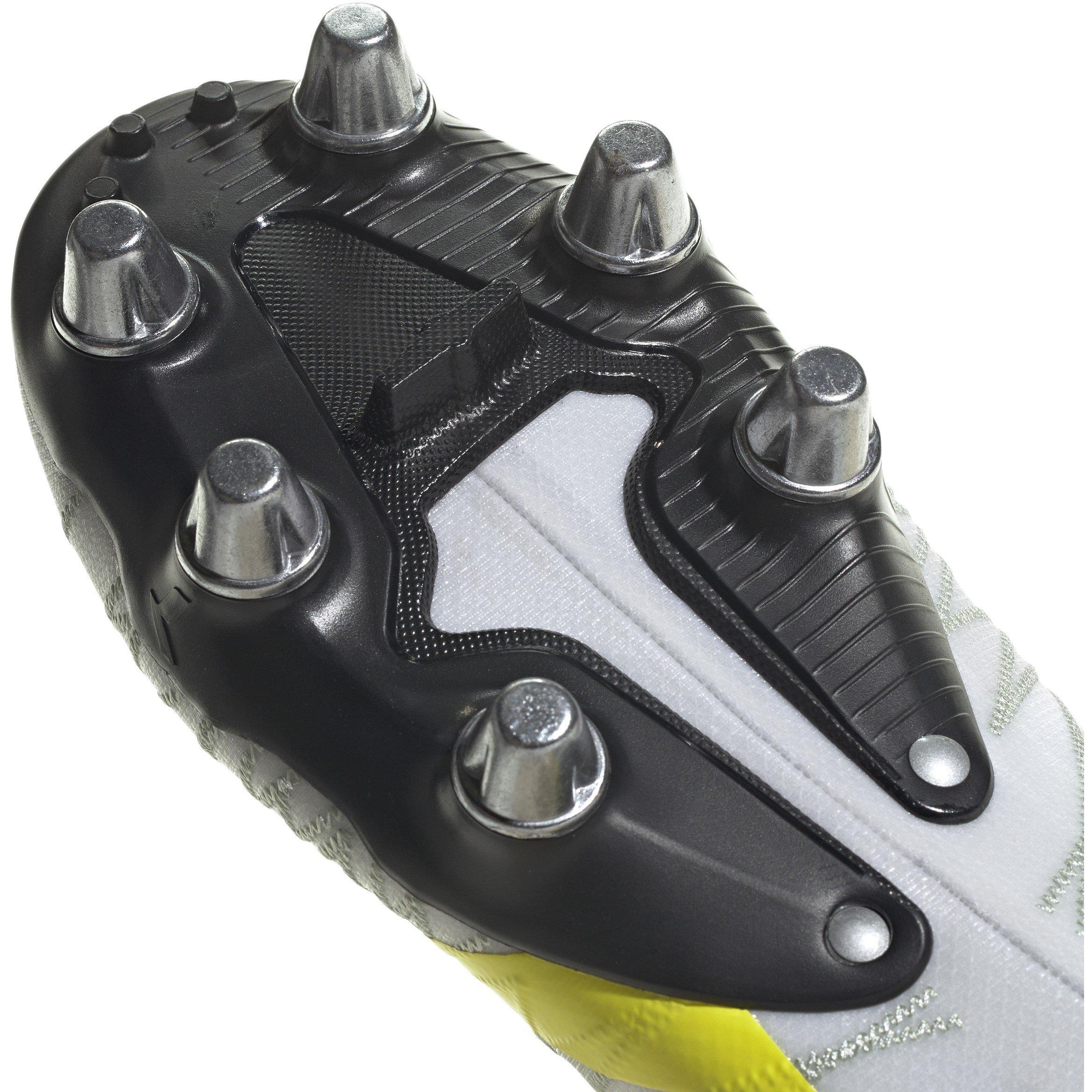 Wit/Geel - adidas - Kakari Z. 1 Soft Ground Rugby Boots Mens - 7