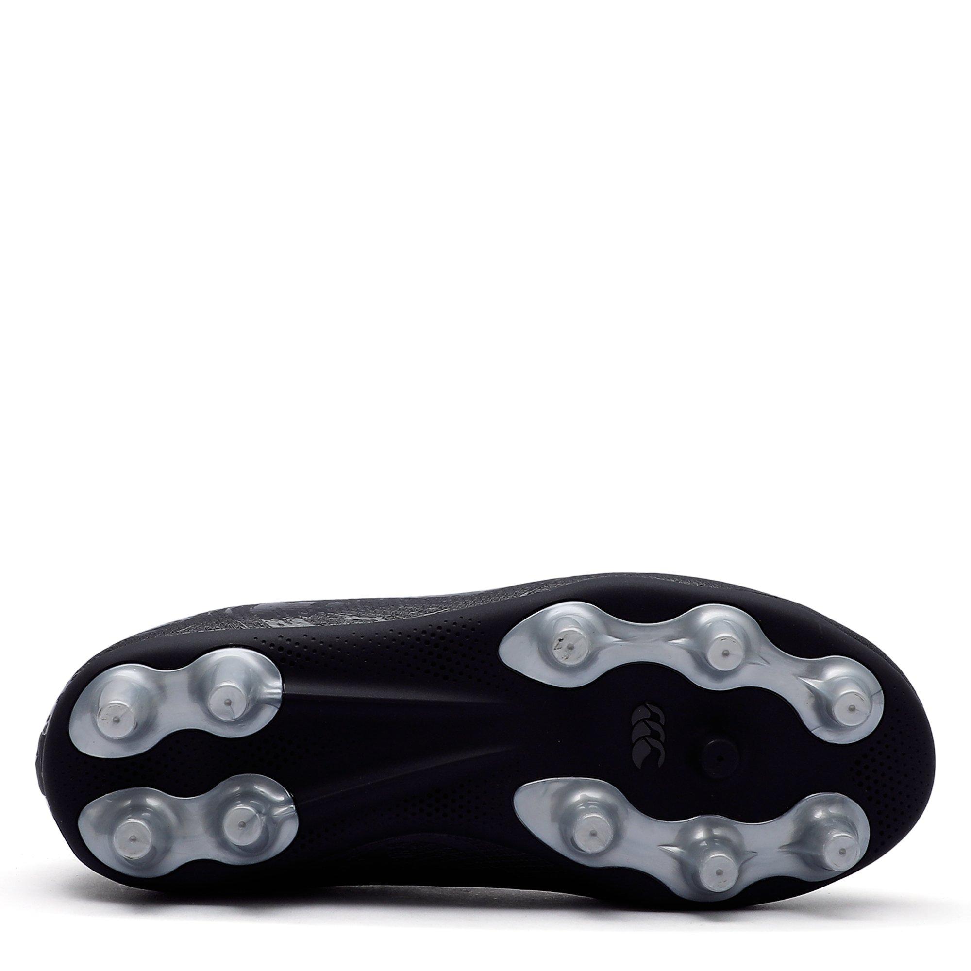 Blk/SilMetalic - Canterbury - Phoenix Genesis Junior Firm Ground Rugby Boots - 4