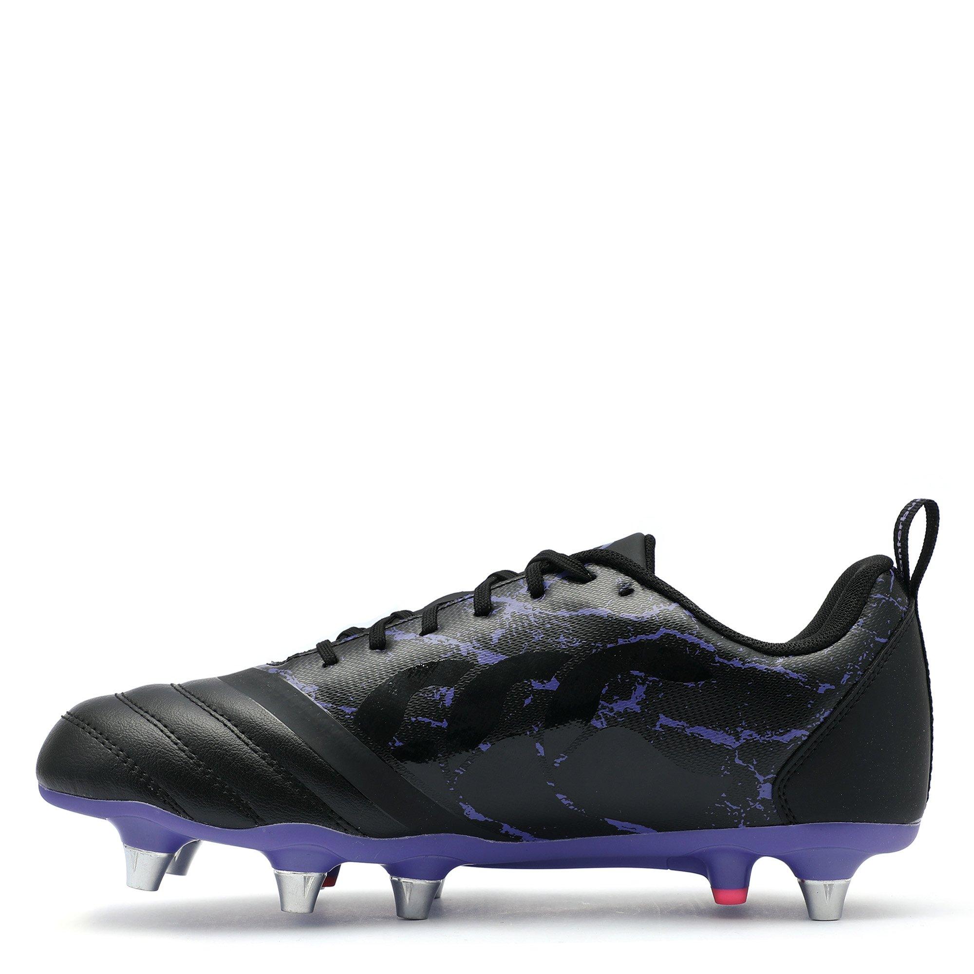 BLK/PRISMVIOLET - Canterbury - Stampede Team Soft Ground Rugby Boots - 2
