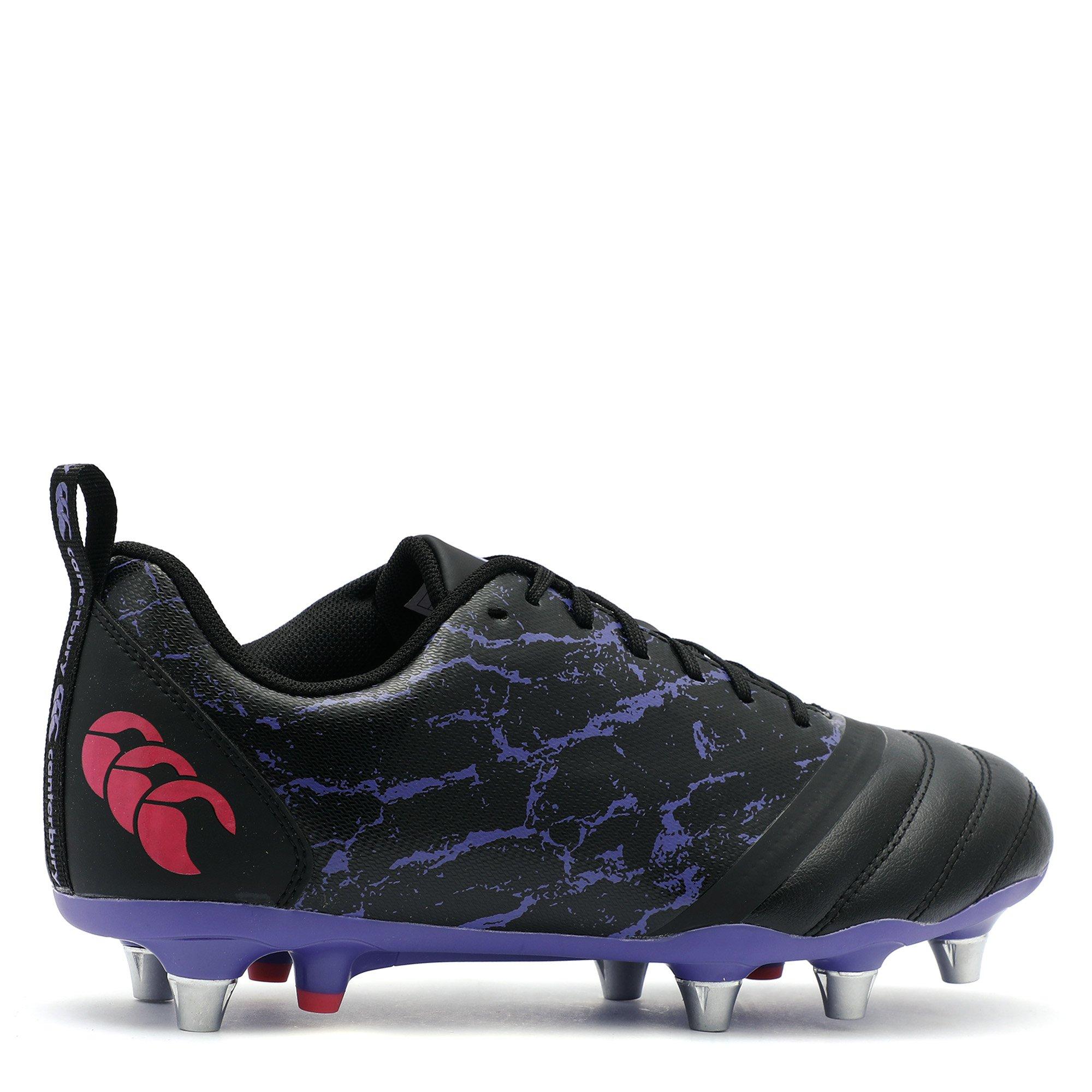 BLK/PRISMVIOLET - Canterbury - Stampede Team Soft Ground Rugby Boots - 6