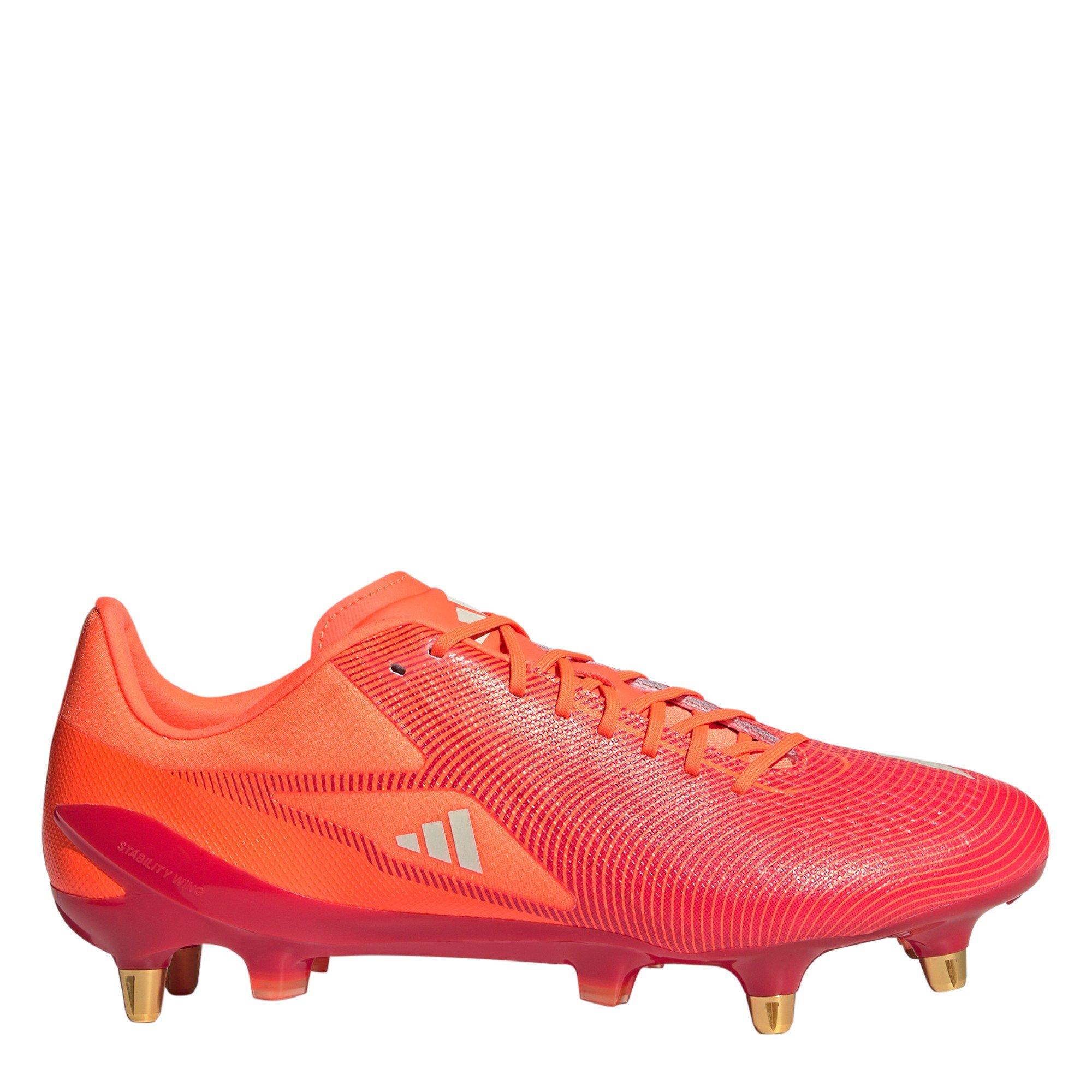 Adidas  Adults Adizero Rs15 Pro Sg Rugby Boots - Lucid Red - 7 (40.7)