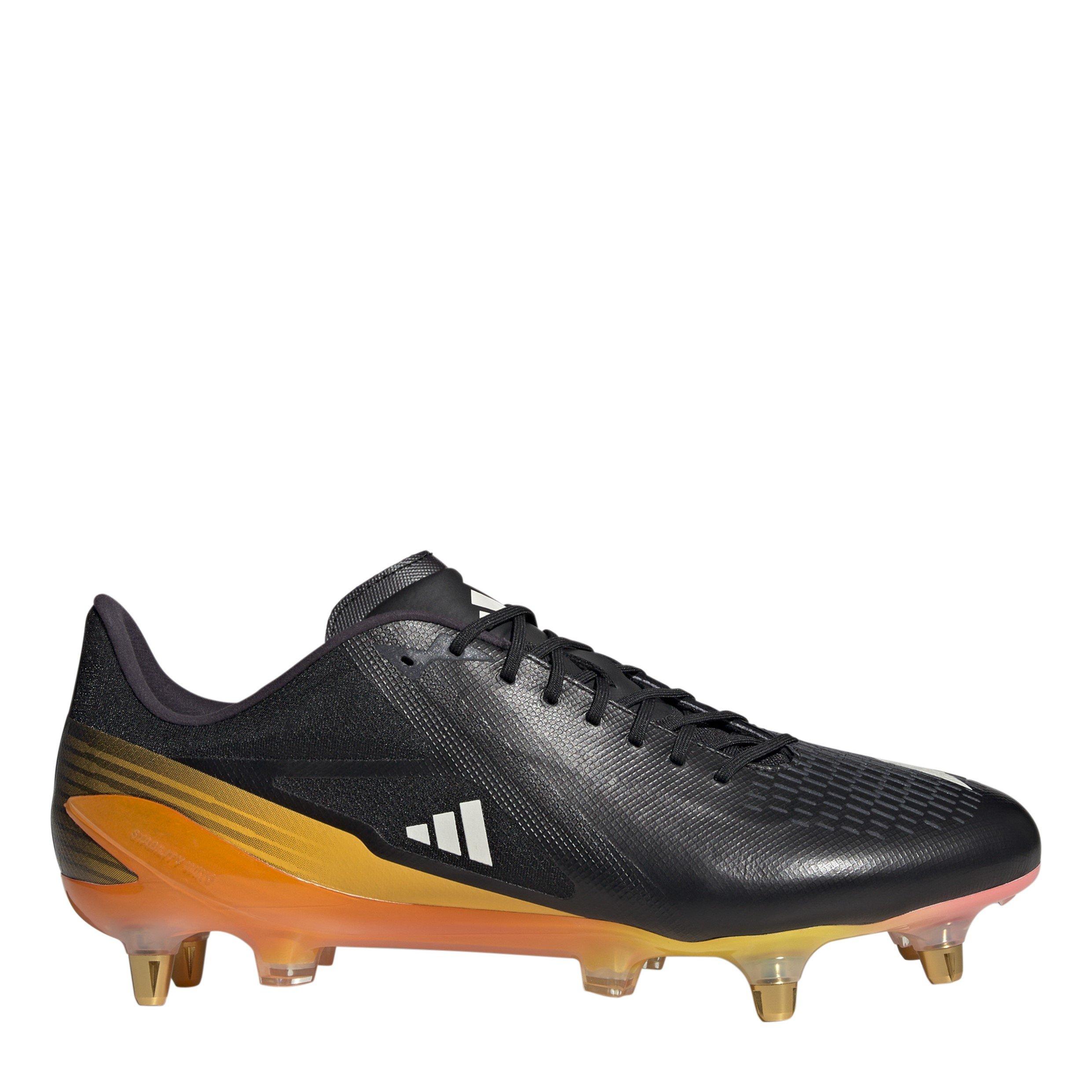 Core Black - adidas - Men's Adizero Pro Soft Ground Rugby Boots - 1