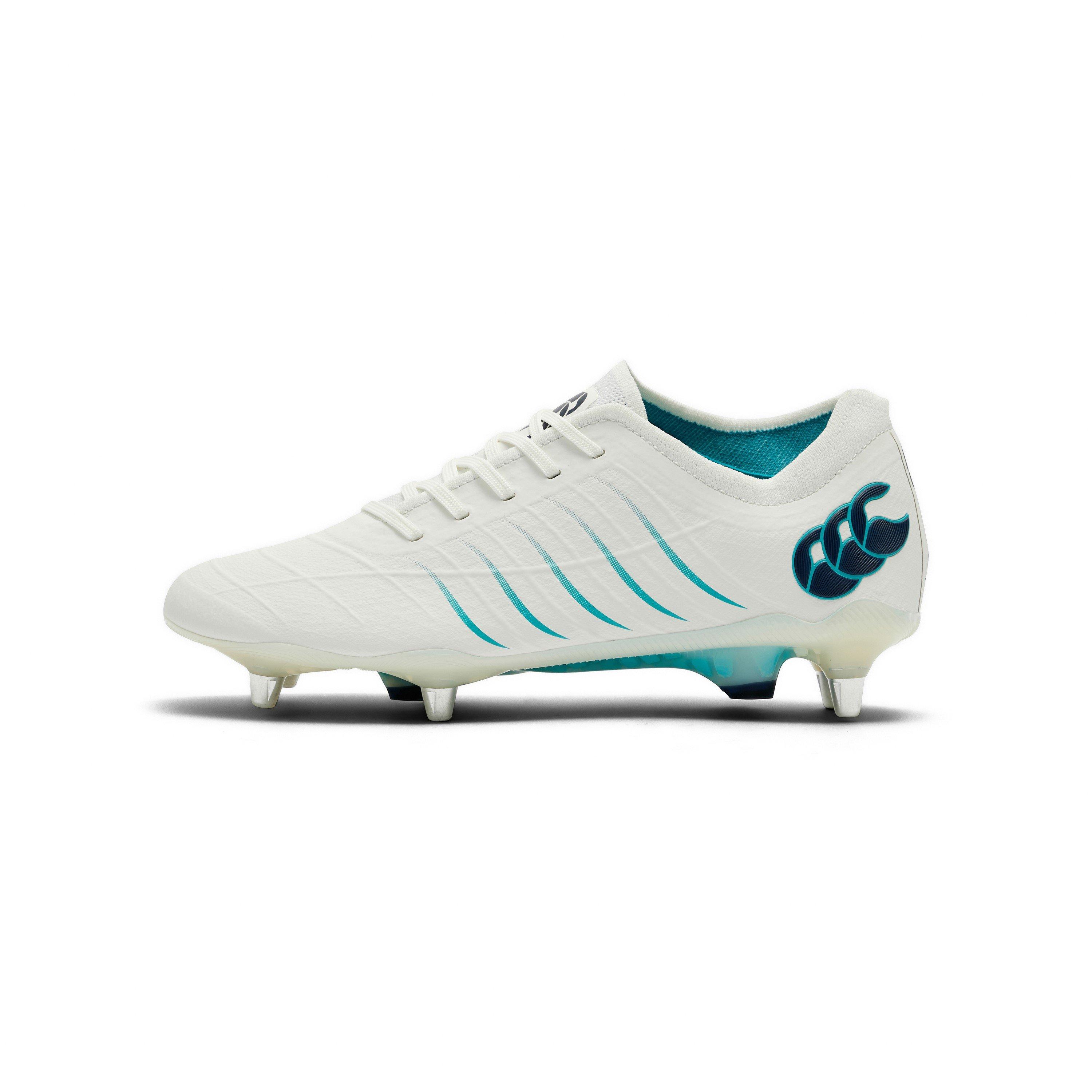 Canterbury Men's Phoenix 2 Elite Soft Ground Rugby Boots - White - 11 (46)