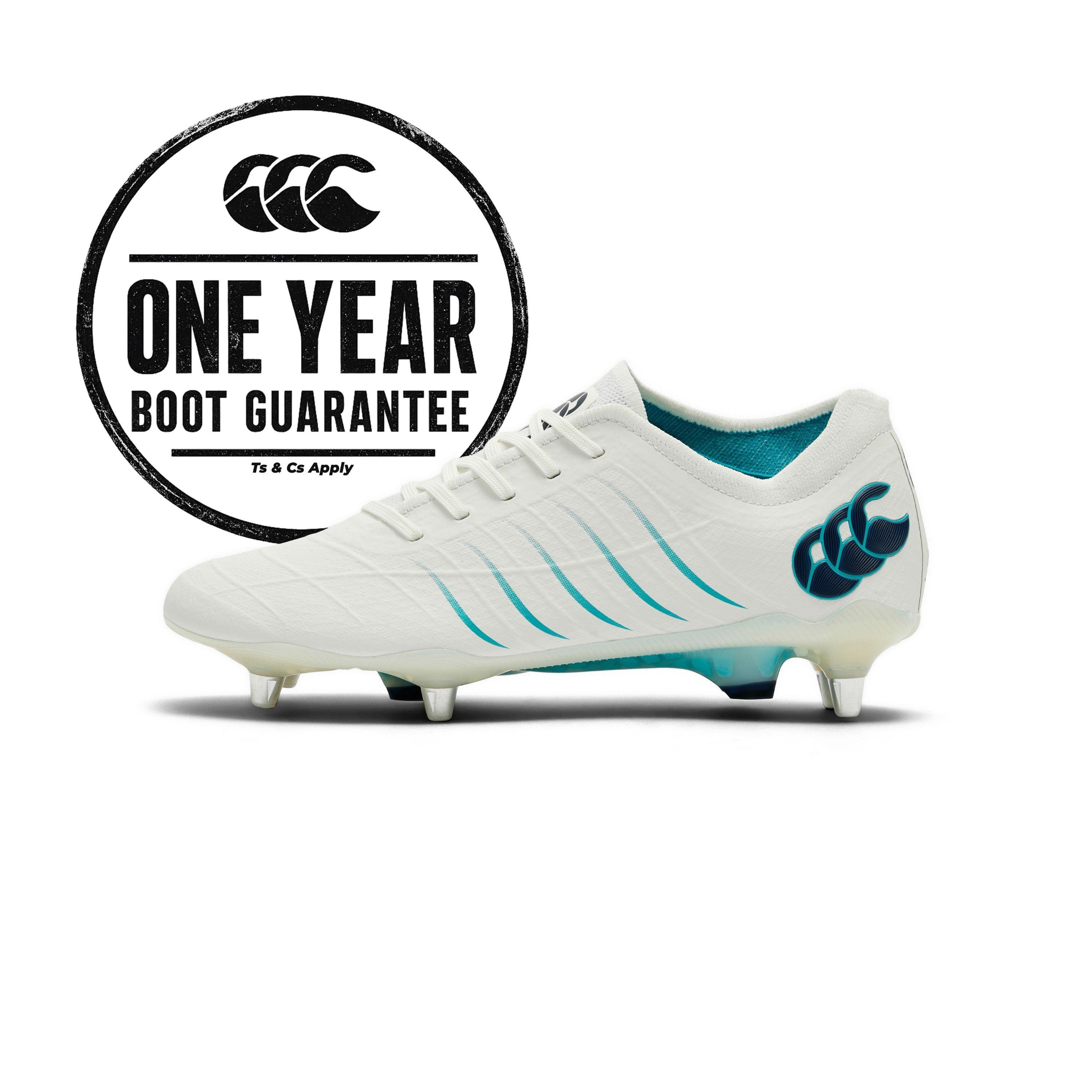 White - Canterbury - Phoenix 2 Elite Mens Soft Ground Rugby Boots - 2