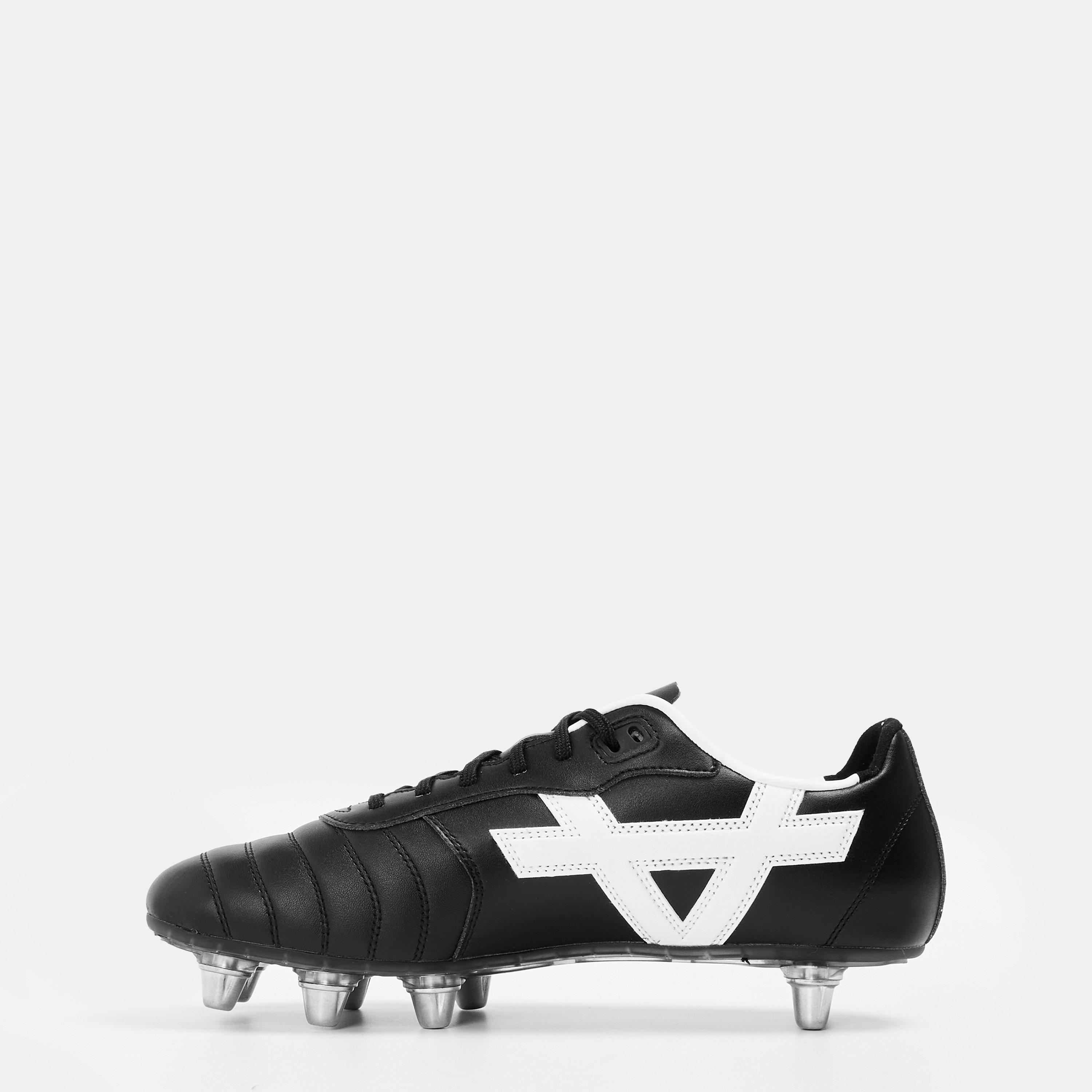 Nero/Bianco - OXEN - Raptor Elite Adults Soft Ground Football Boots - 2